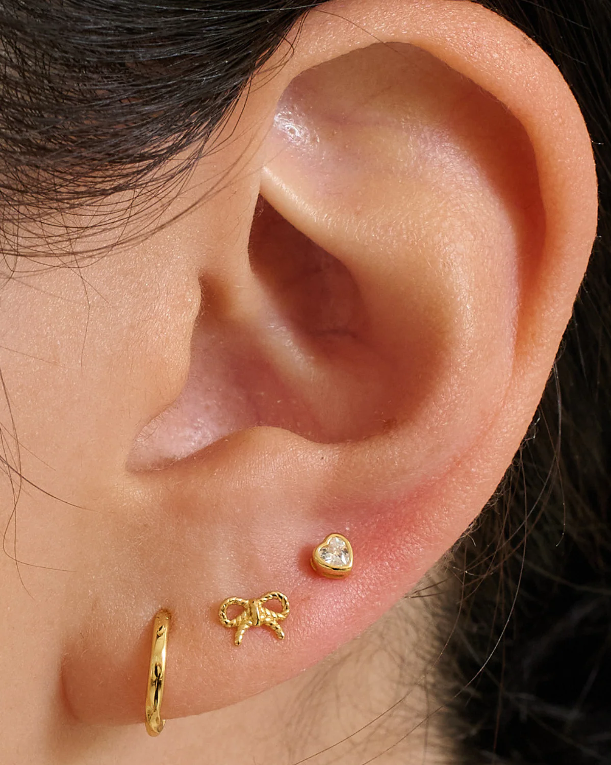 14K Solid Gold Infinite Seamless Hoop - Image 2