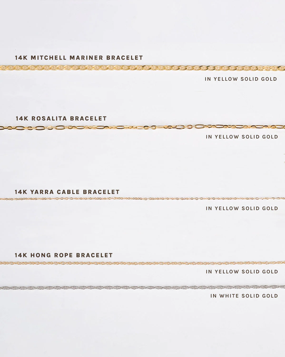 14K Solid Gold Rosalita Bracelet - Image 4