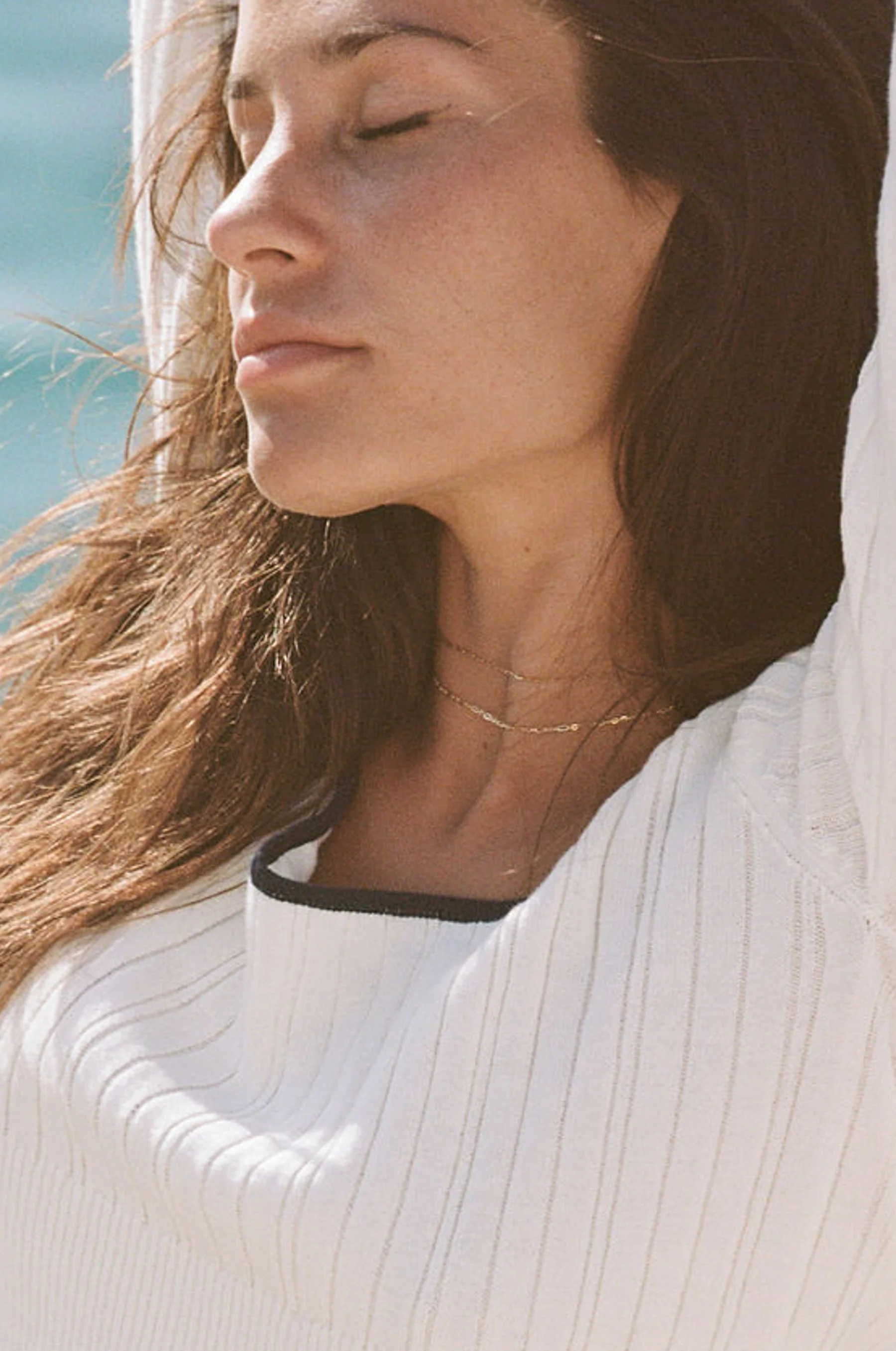 14K Solid Gold Rosalita Necklace - Image 3