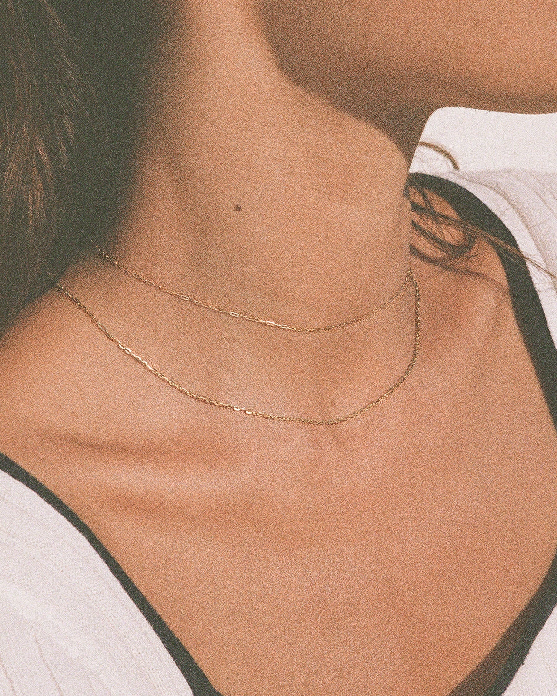 14K Solid Gold Rosalita Necklace - Image 4