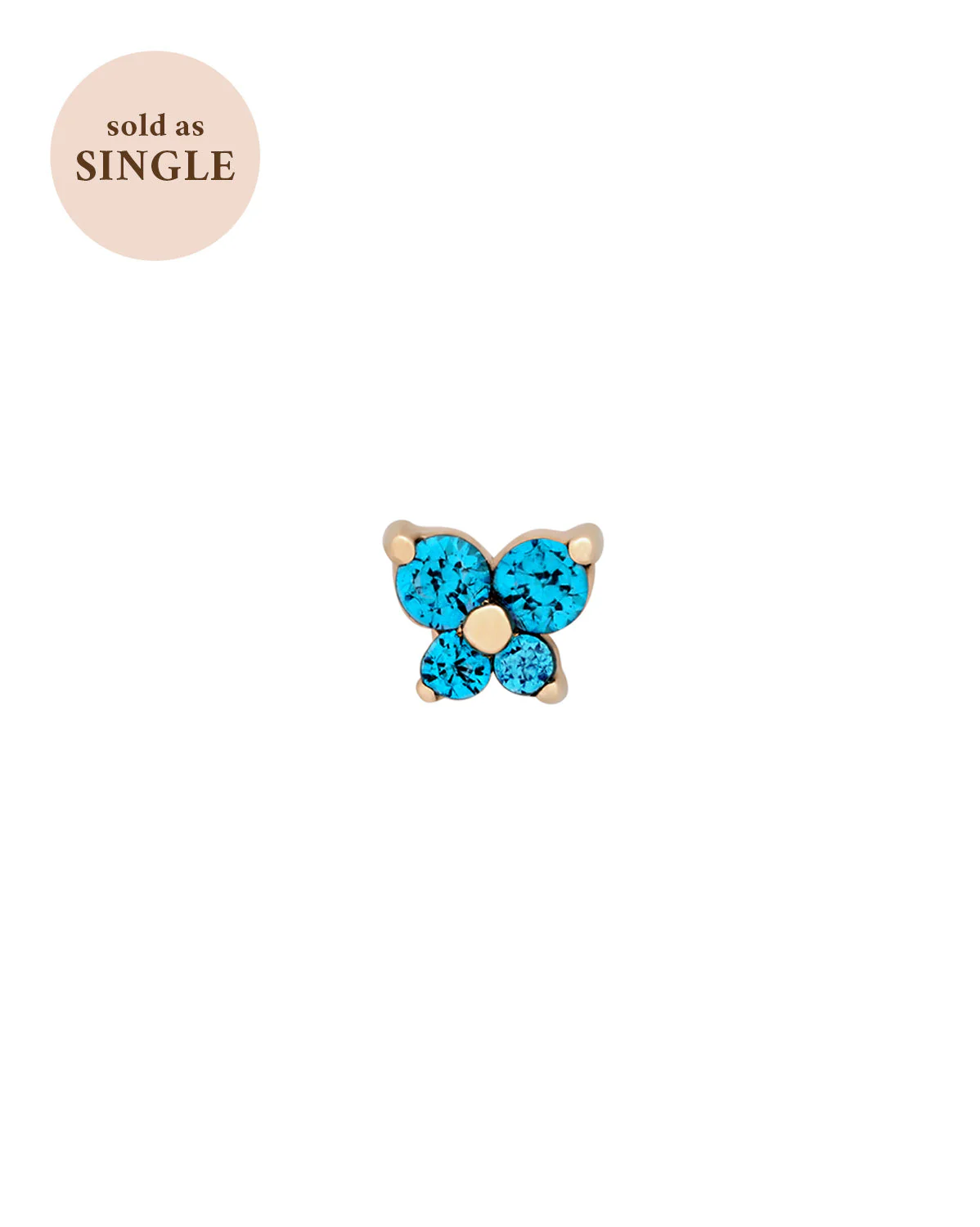 Cho Butterfly Single Stud - Image 3