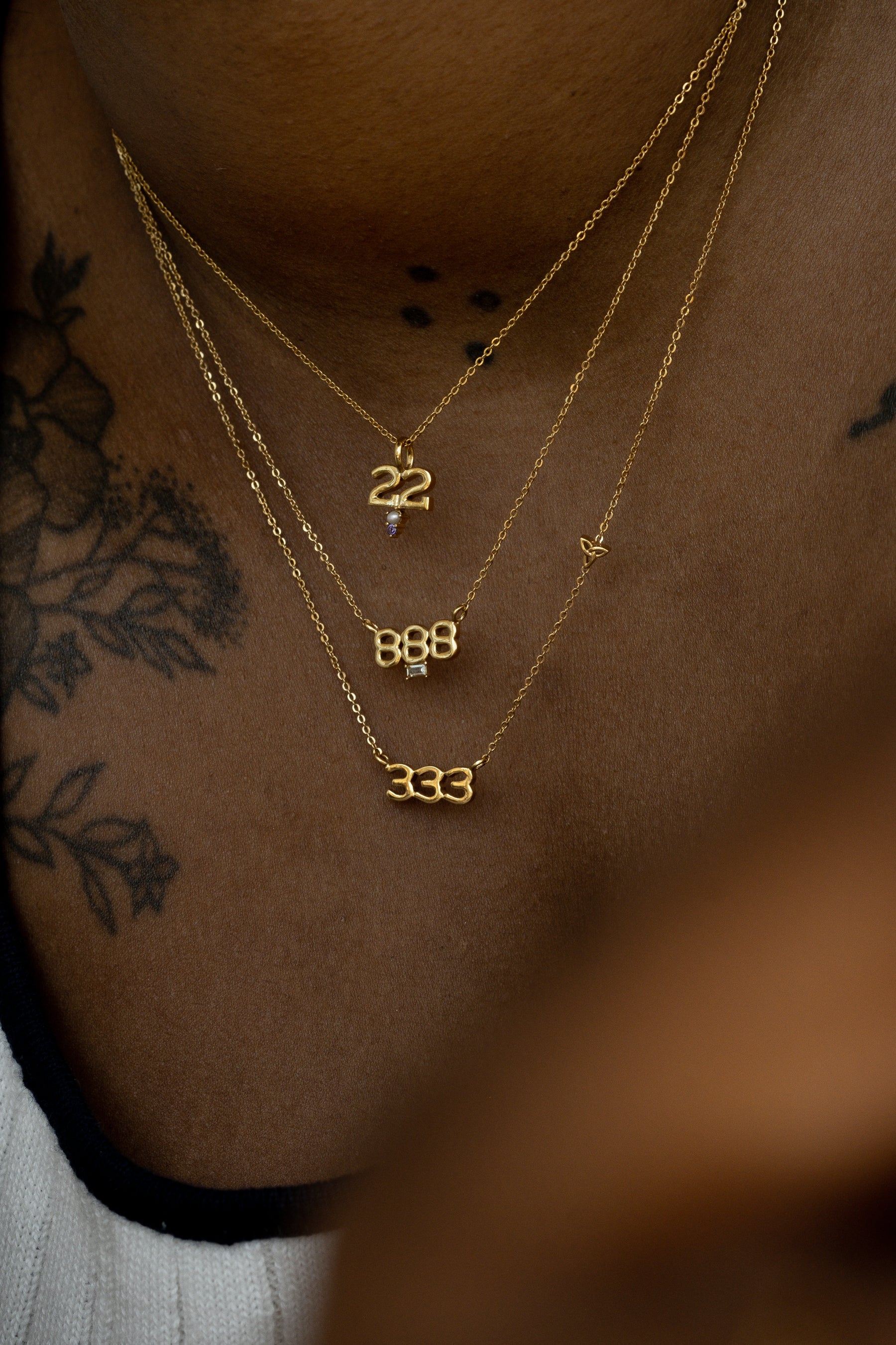 ‘333’ Angel Number Necklace - Image 13