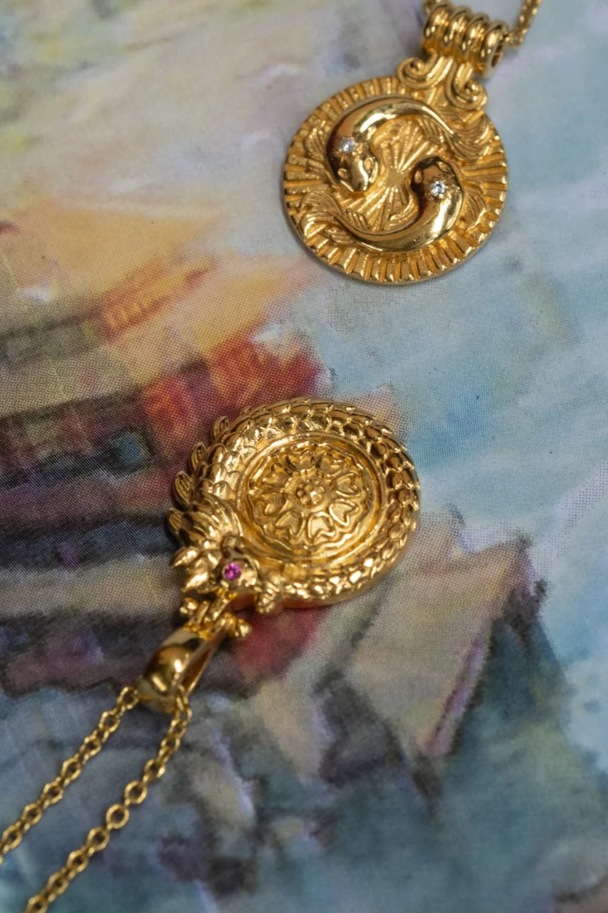Solid Gold Dragon Of The West Necklace (Ready to ship) - Image 5