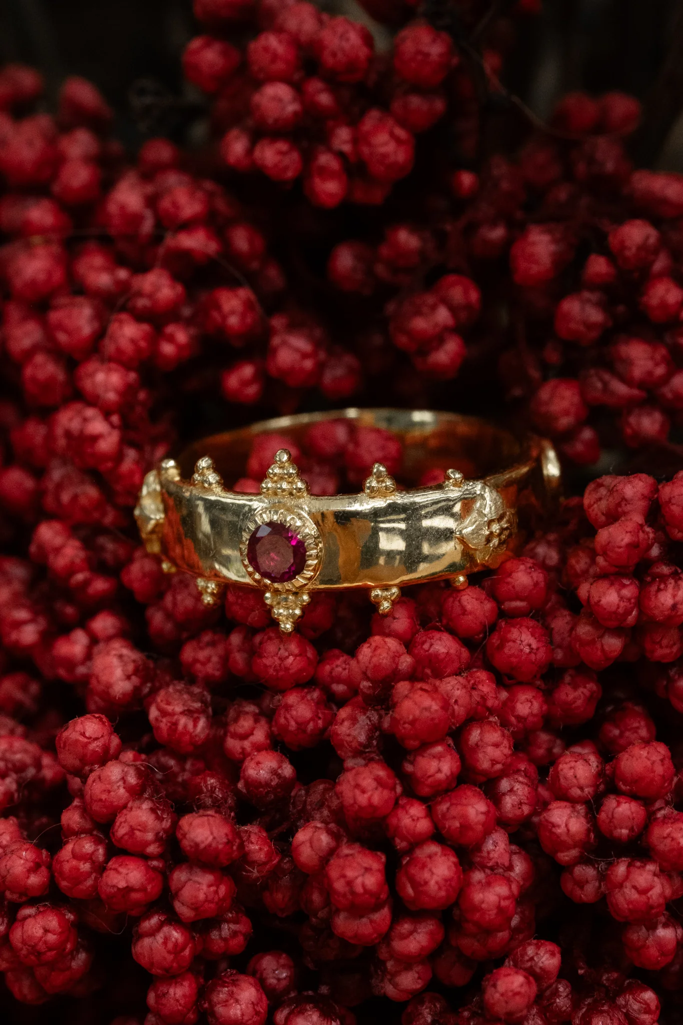 Solid Gold Howl Crown Ring US 7 (Ready to ship) - Image 2