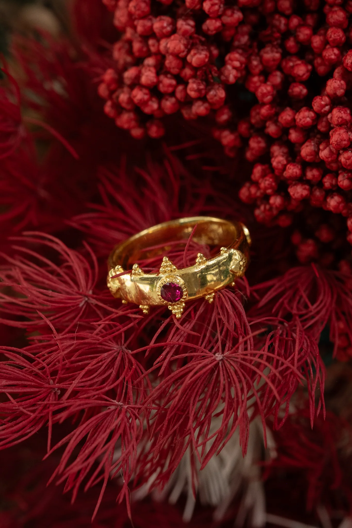 Solid Gold Howl Crown Ring US 7 (Ready to ship) - Image 5