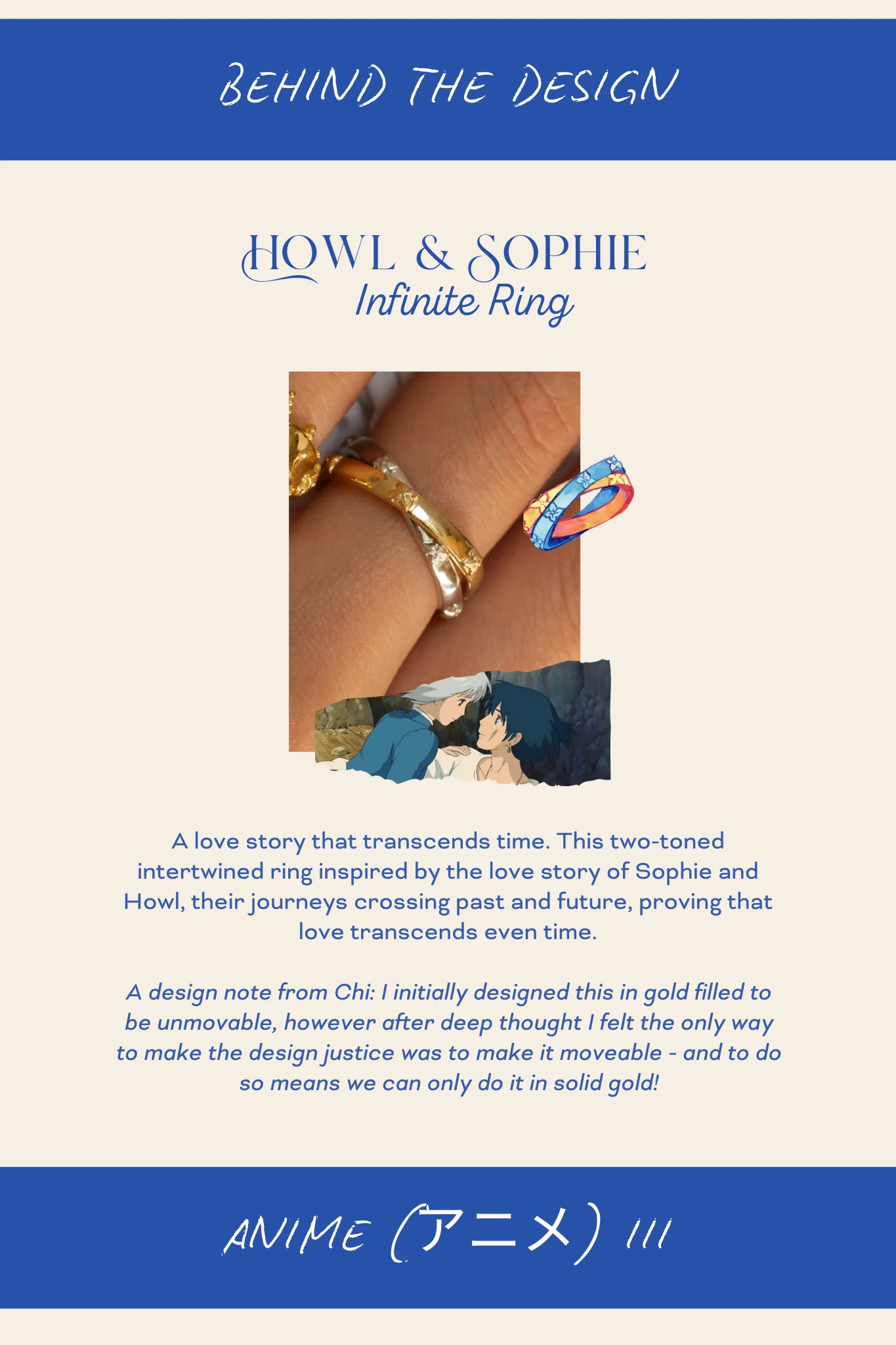 Solid Gold Sophie & Howl Ring US 7 (Ready to ship) - Image 8