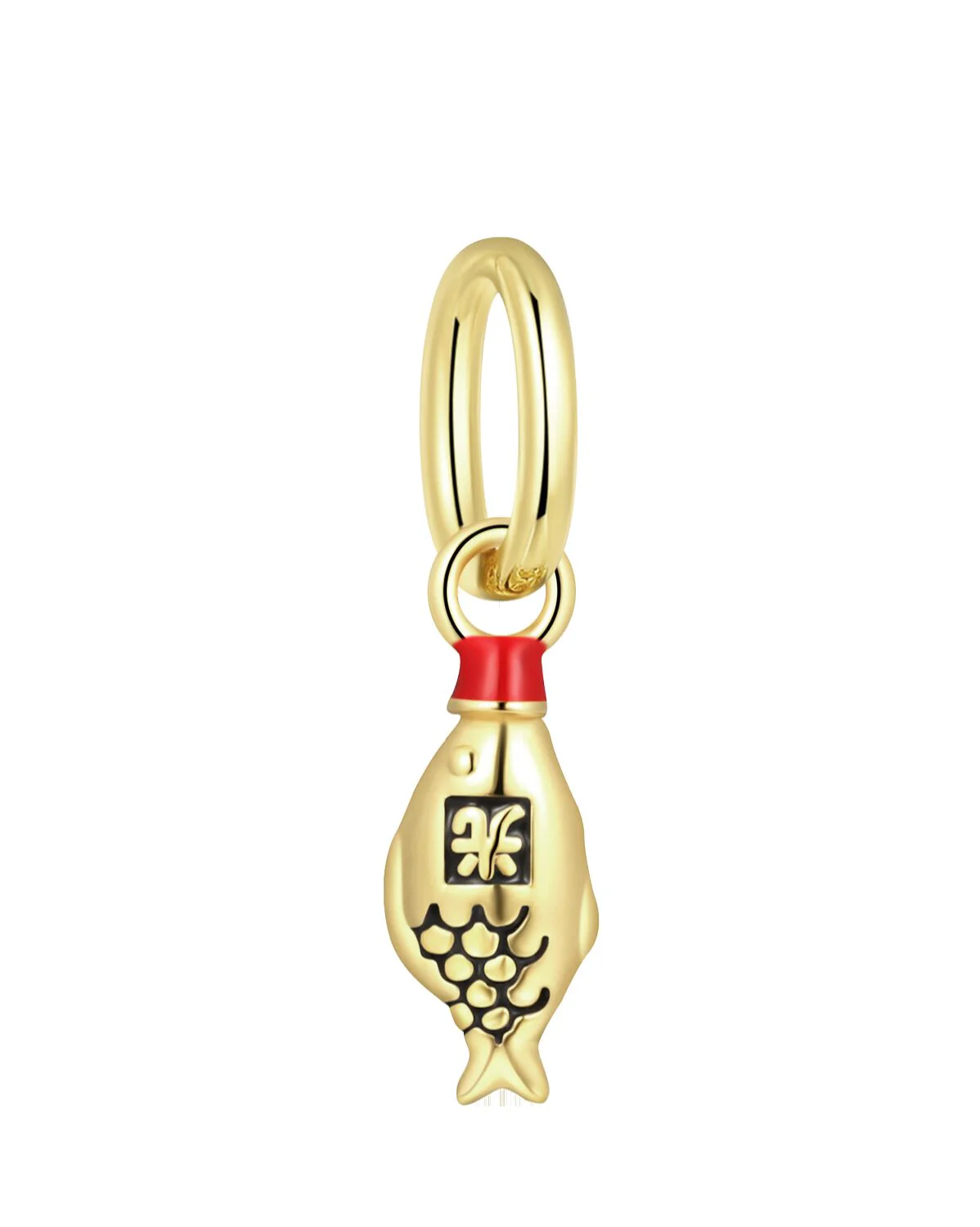Solid Gold Soy Sauce Fish Charm