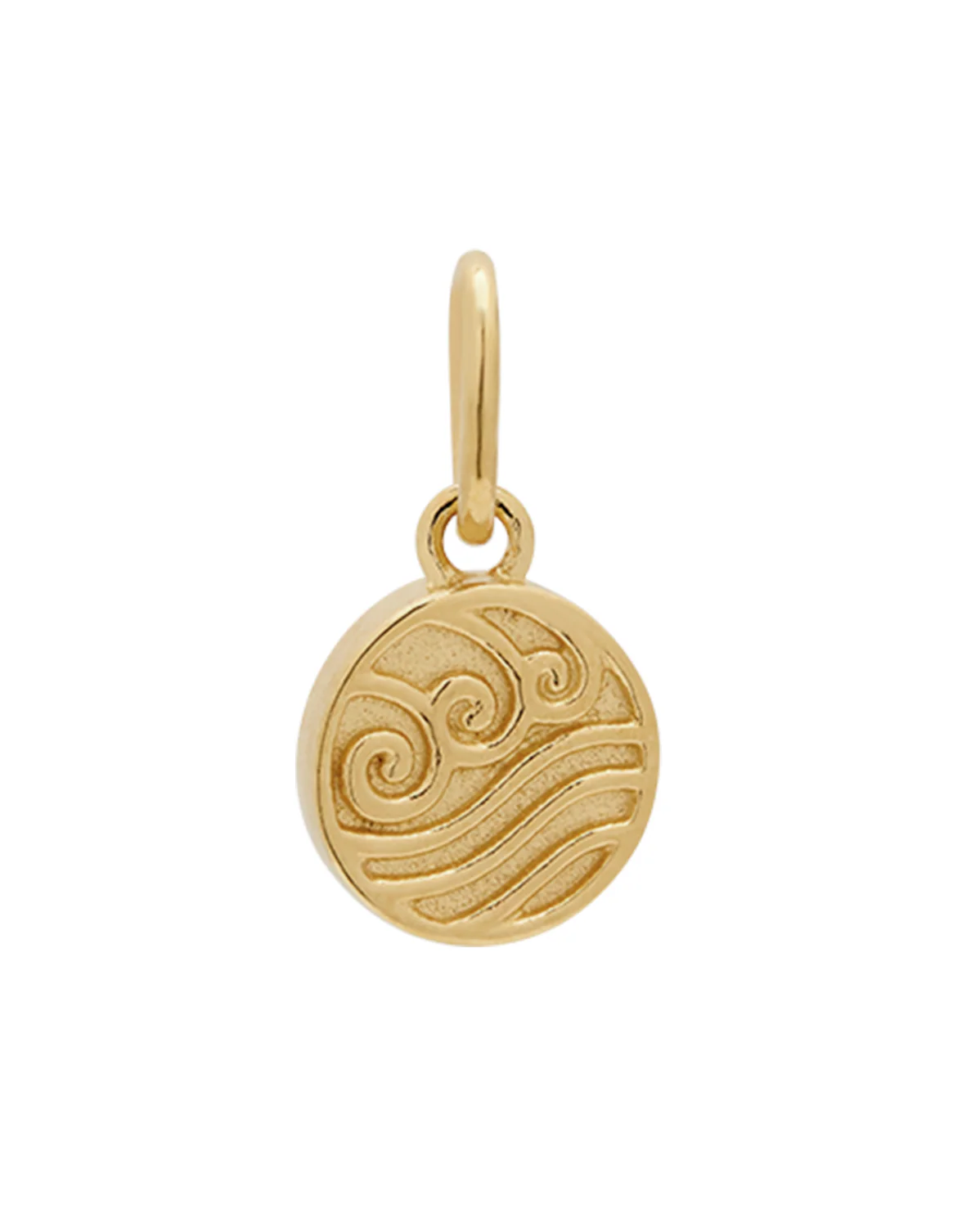 Solid Gold Waterbender Charm