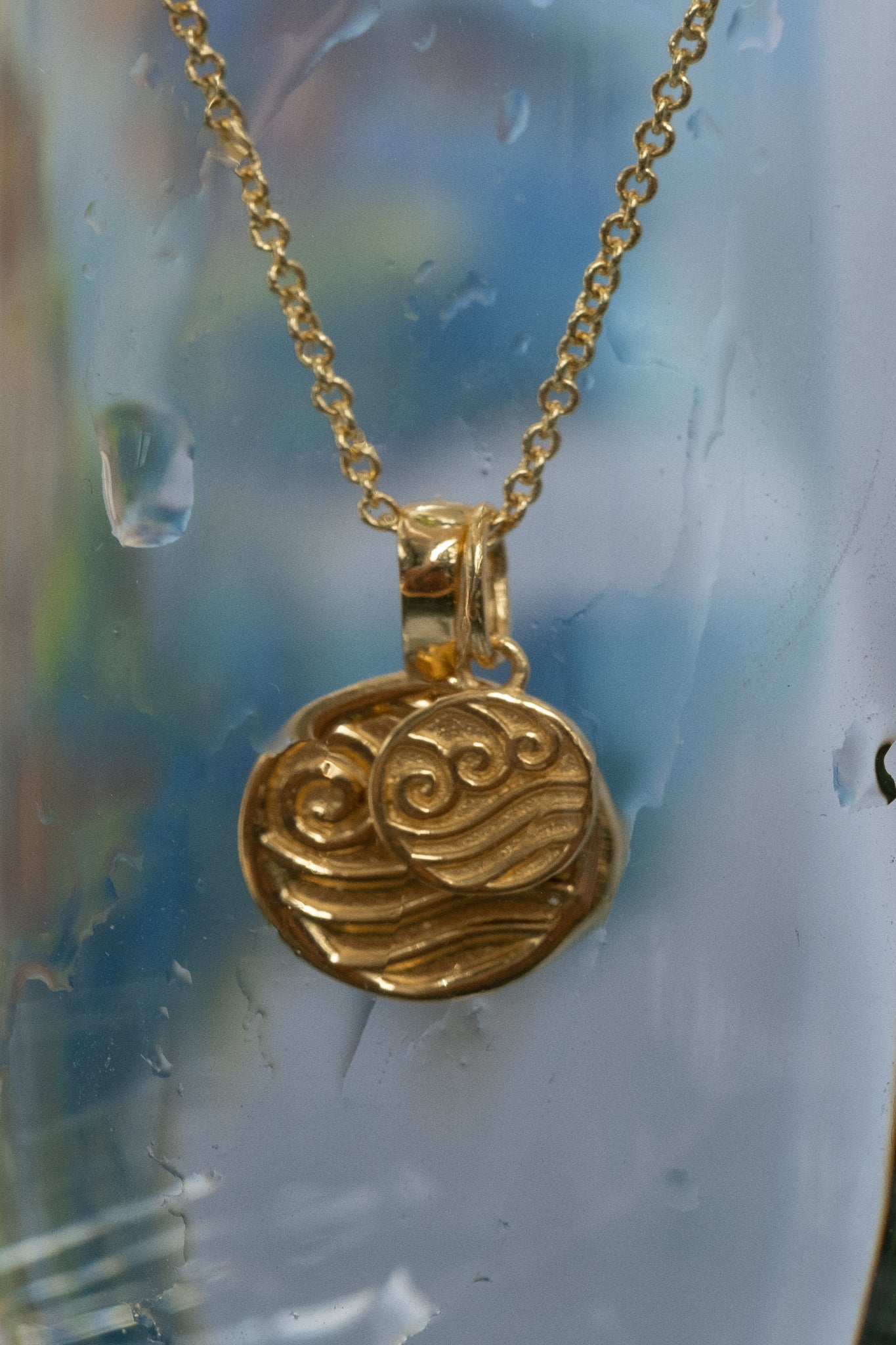 Solid Gold Waterbender Charm - Image 6