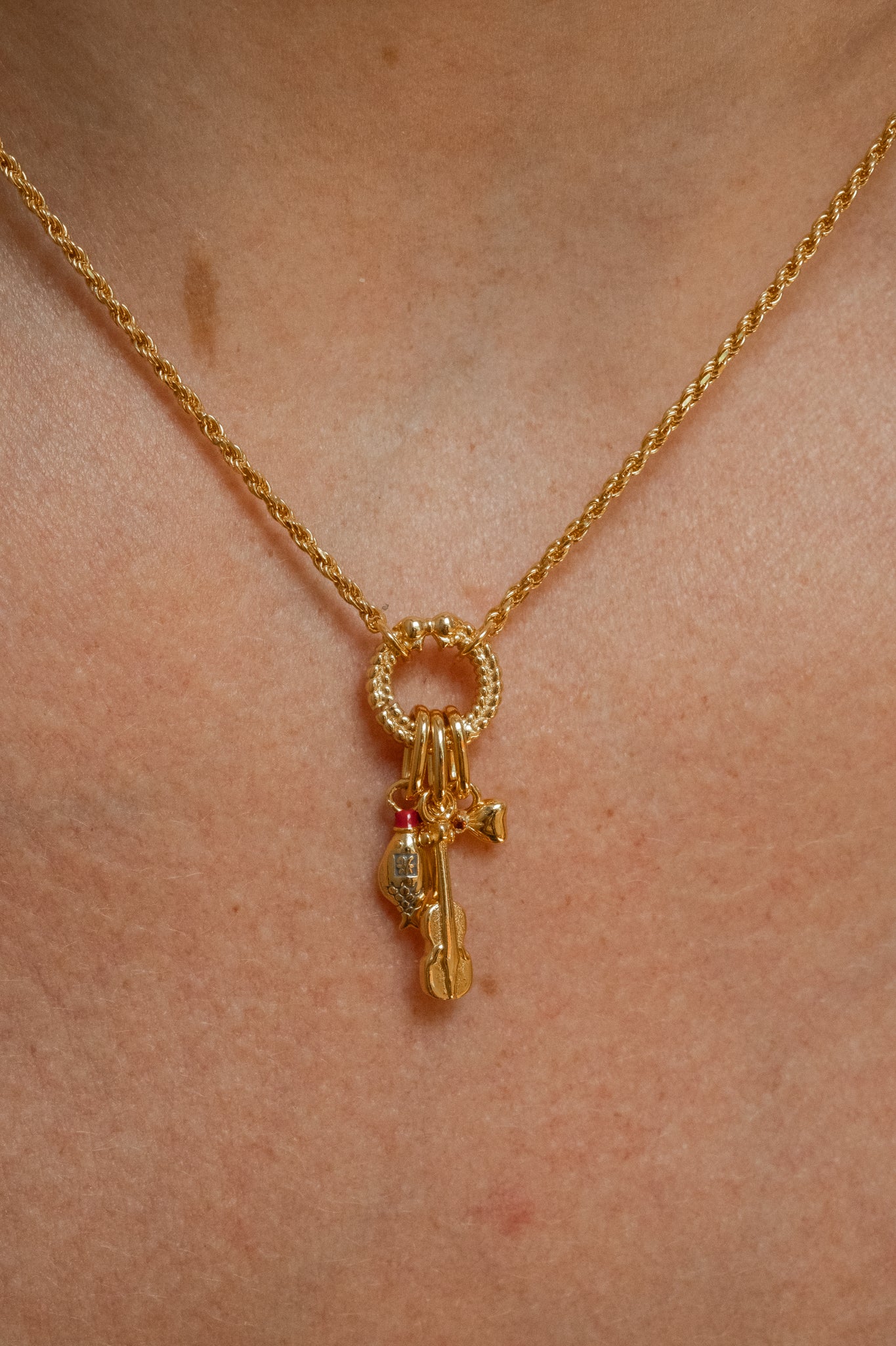Solid Gold Soy Sauce Fish Charm - Image 4