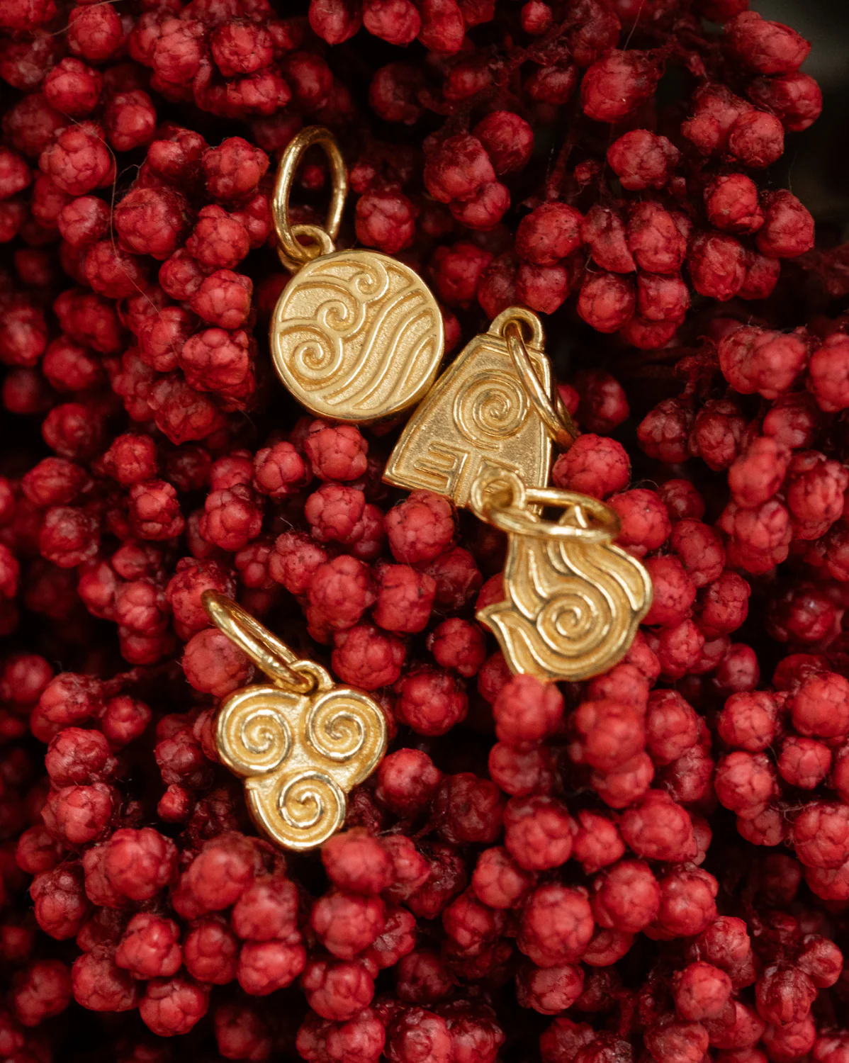 Solid Gold Airbender Charm - Image 4