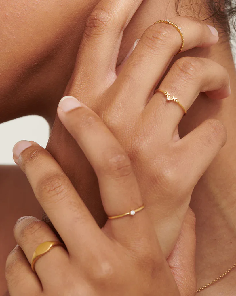 Alice Solid Gold Wishbone Ring - Image 6