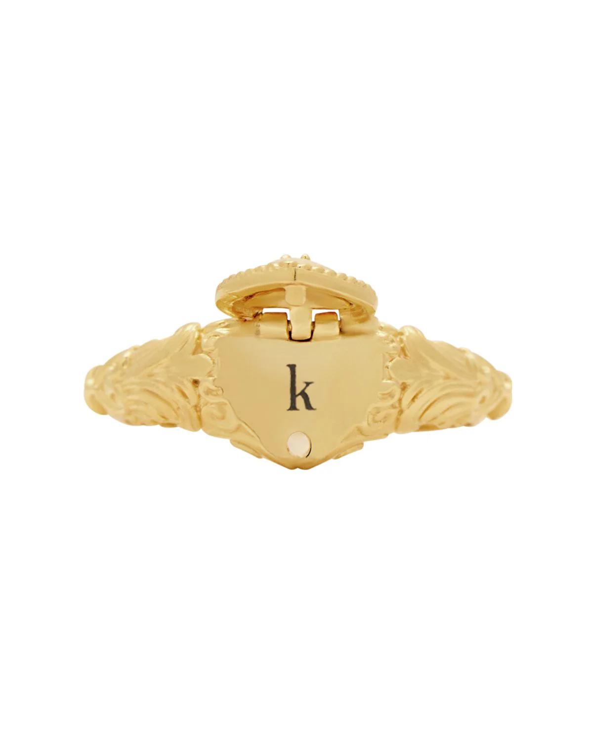 Amaris Vintage Locket Ring - Image 12