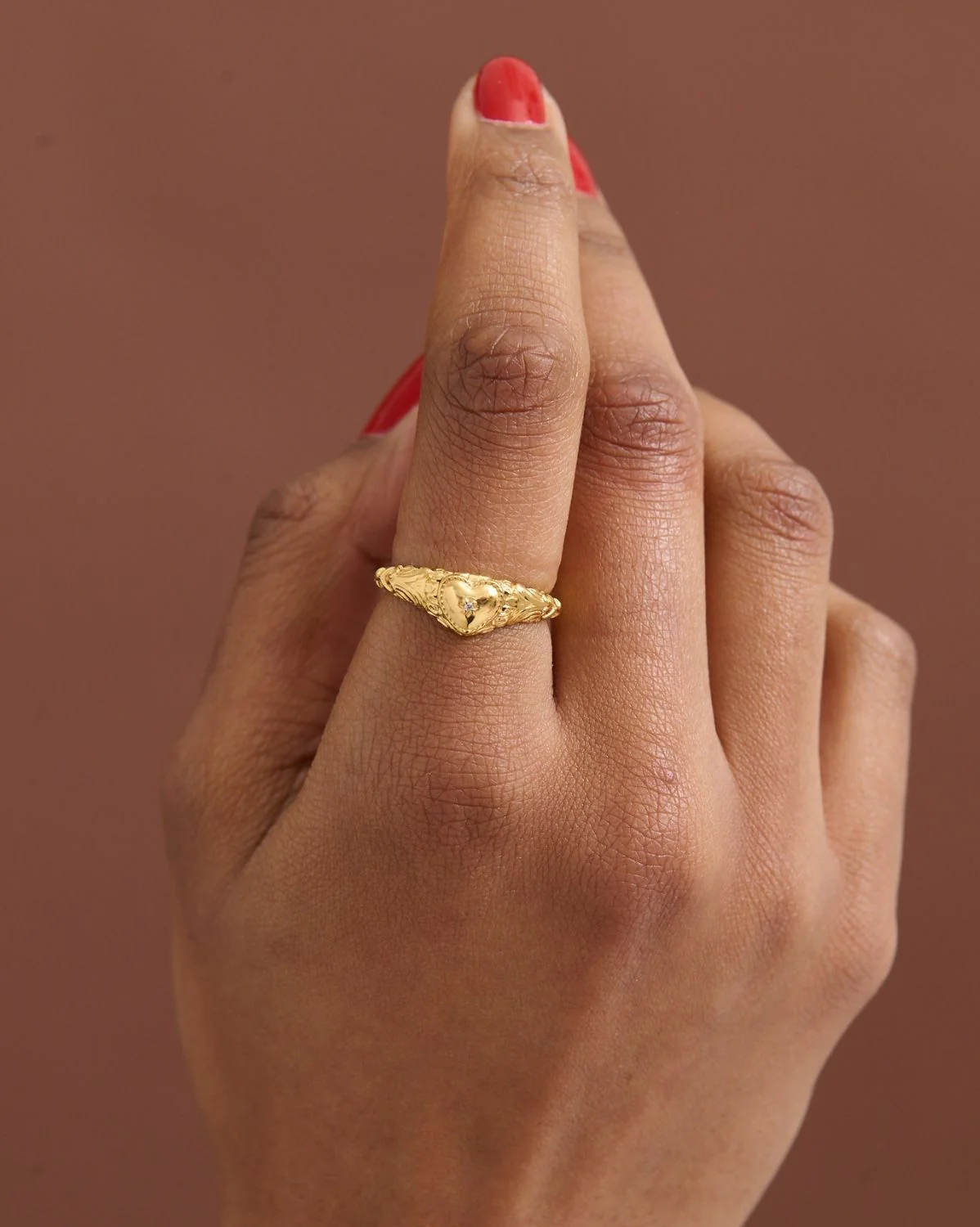 Amaris Vintage Locket Ring - Image 2