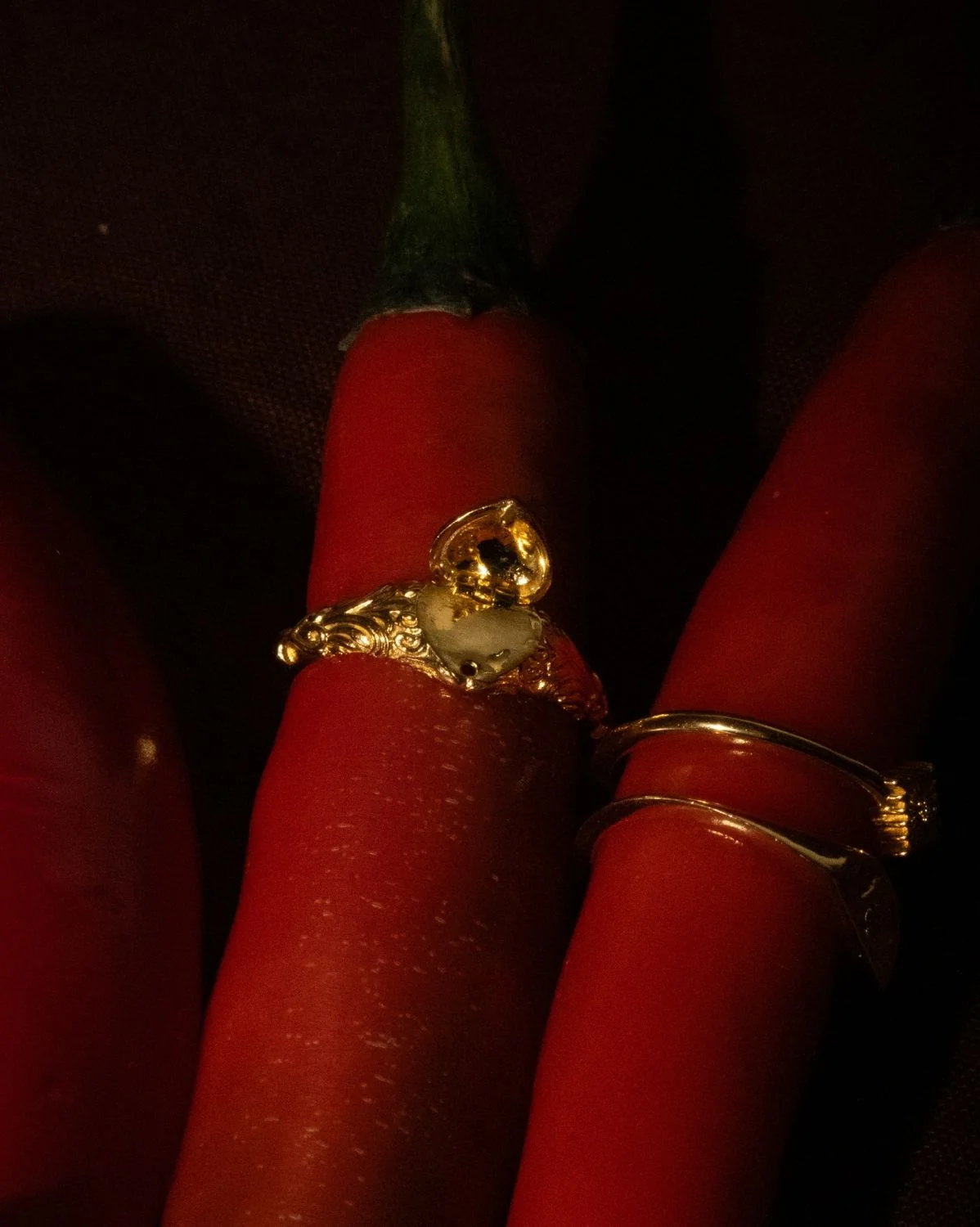 Amaris Vintage Locket Ring - Image 6