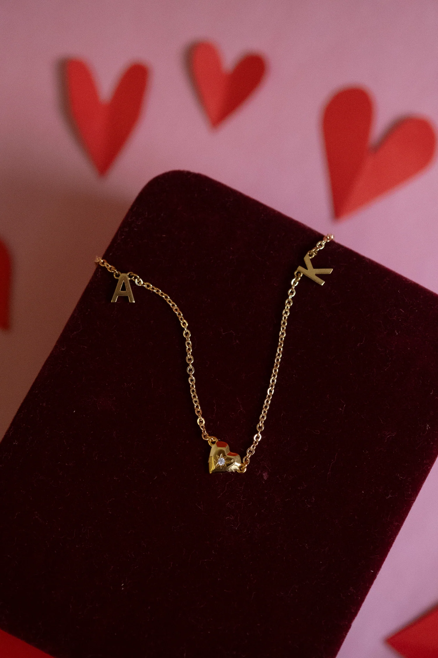 Amour Duo Initial Necklace - Image 6