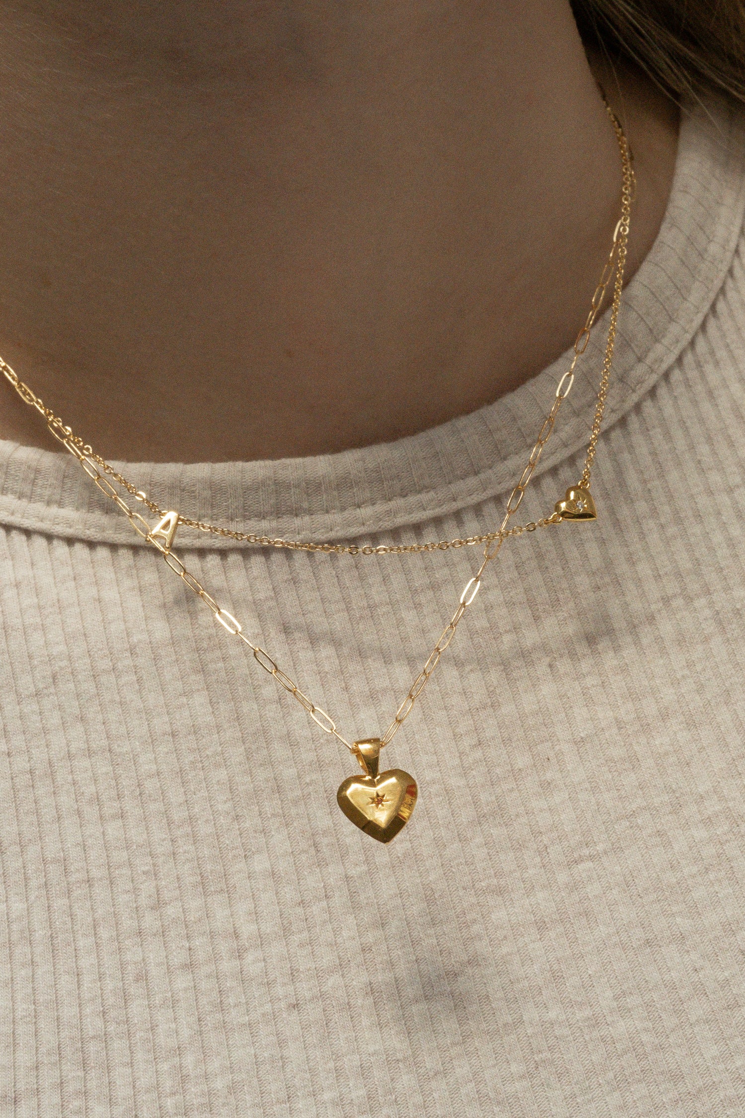 Amour Single Initial Necklace - Image 6