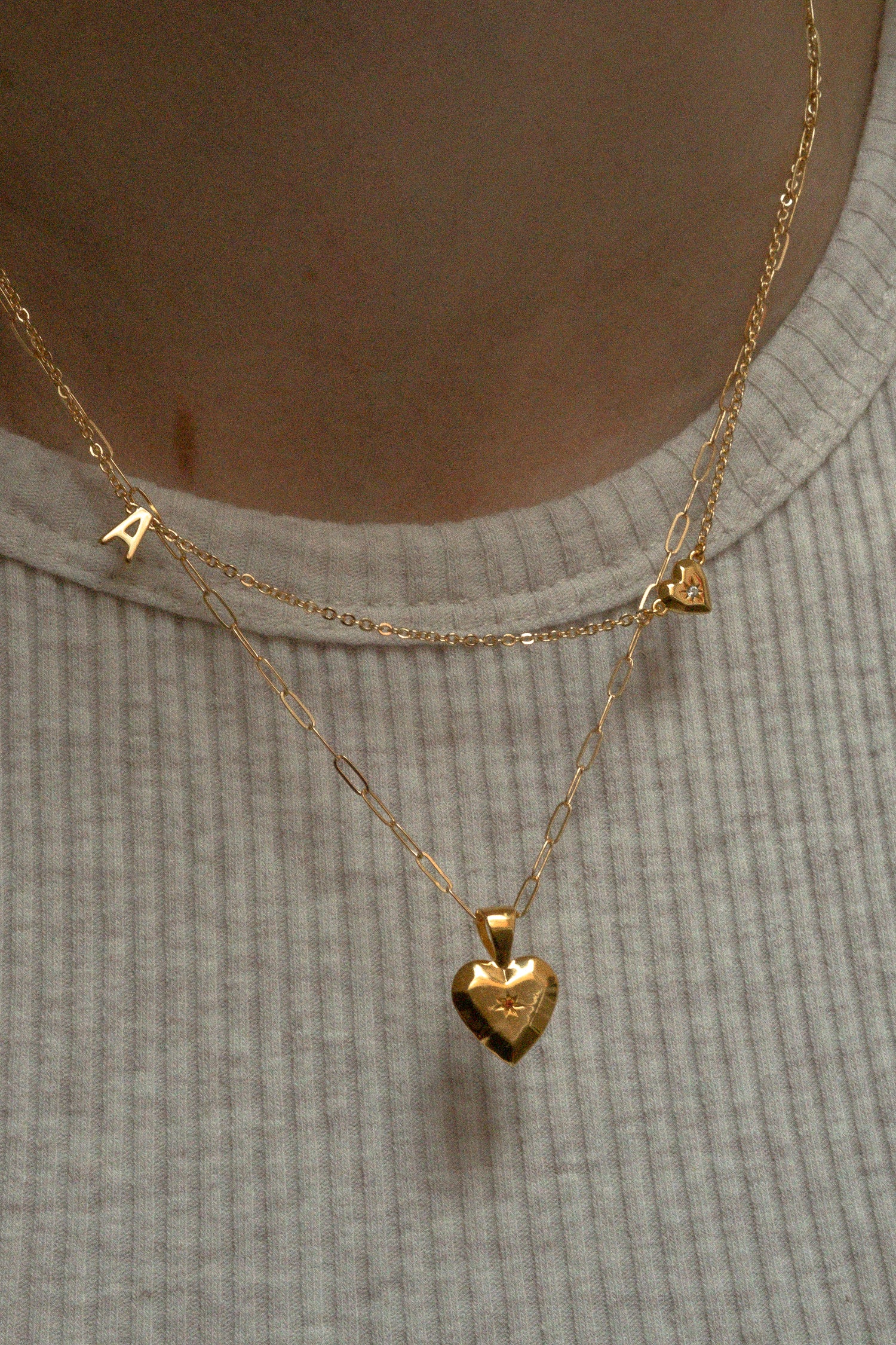Amour Single Initial Necklace - Image 7