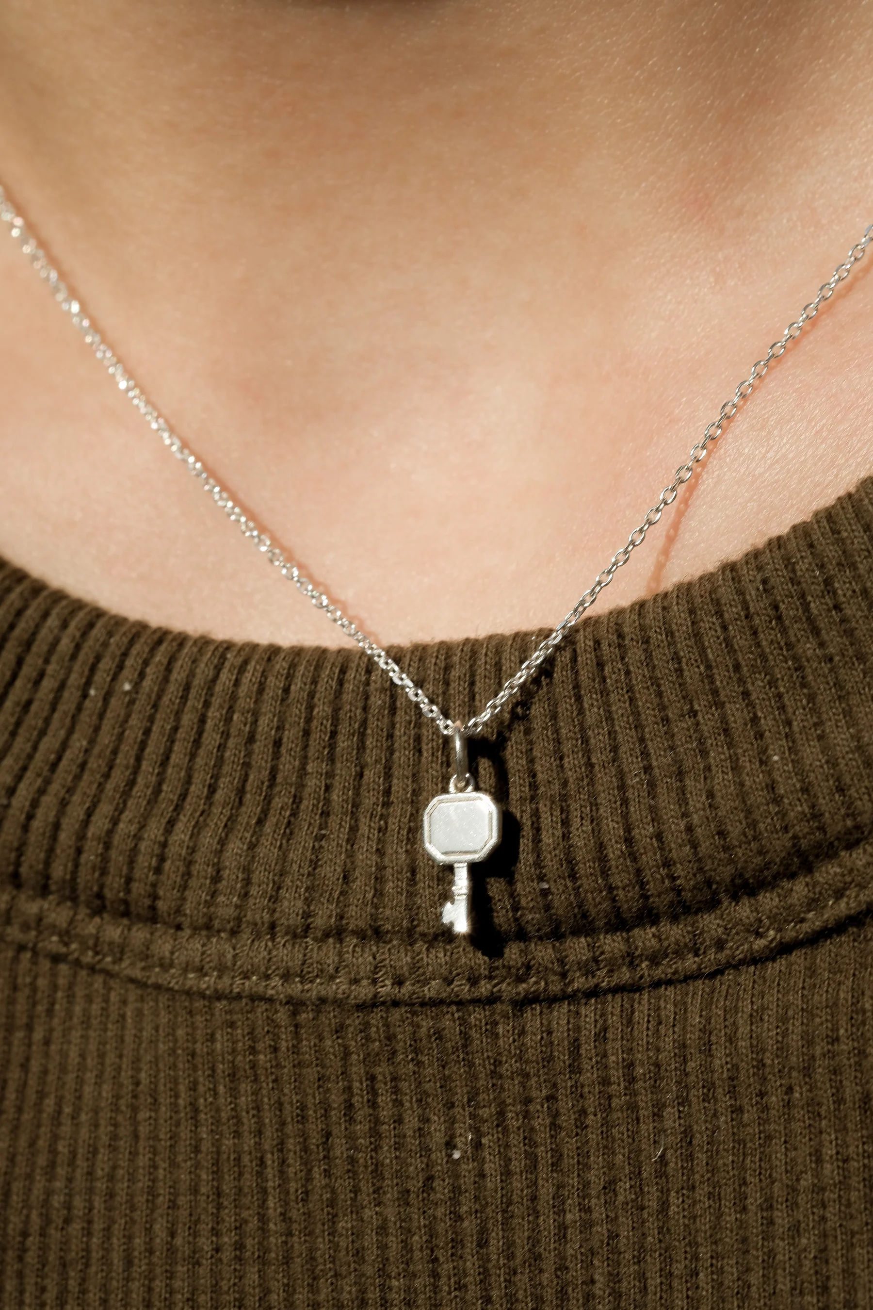 Anywhere Key Engravable Pendant - Sterling Silver - Image 7