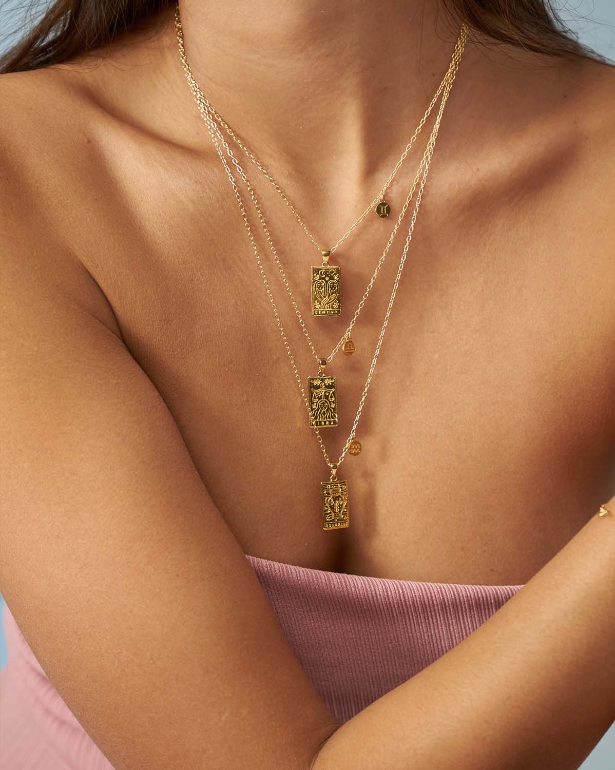 Aquarius Zodiac Necklace - Image 7