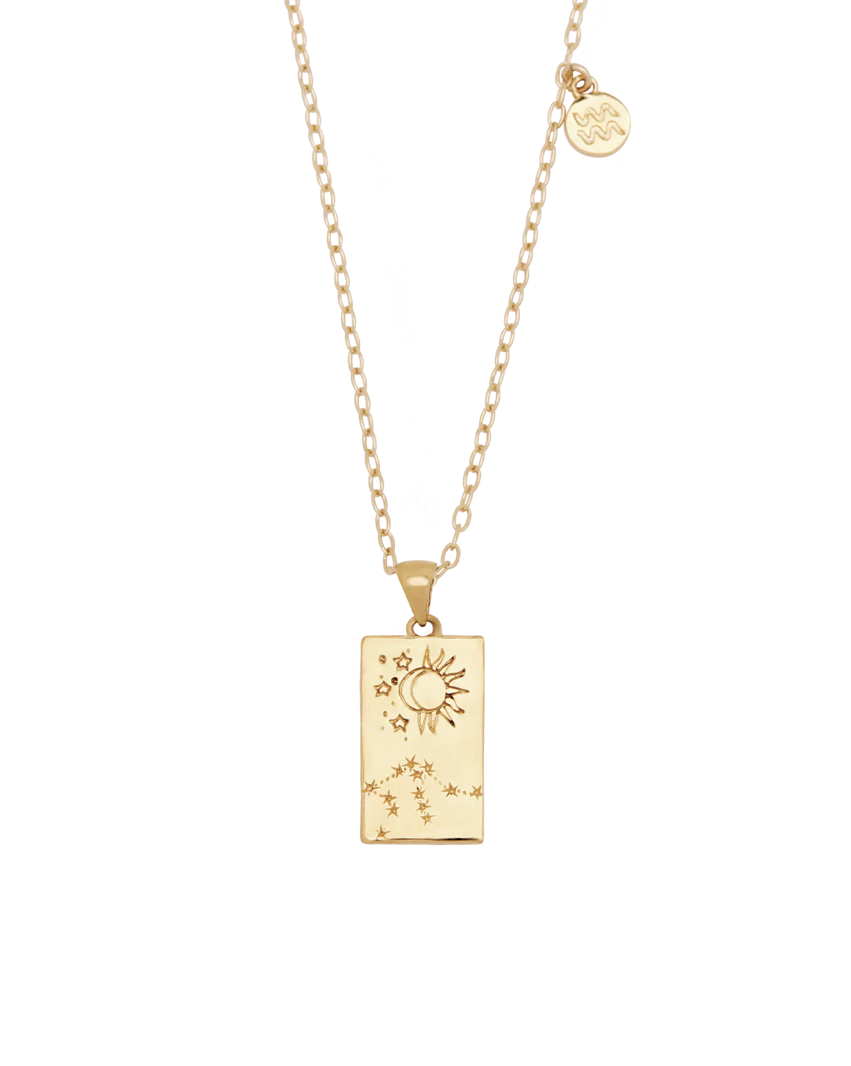 Aquarius Zodiac Necklace - Image 9