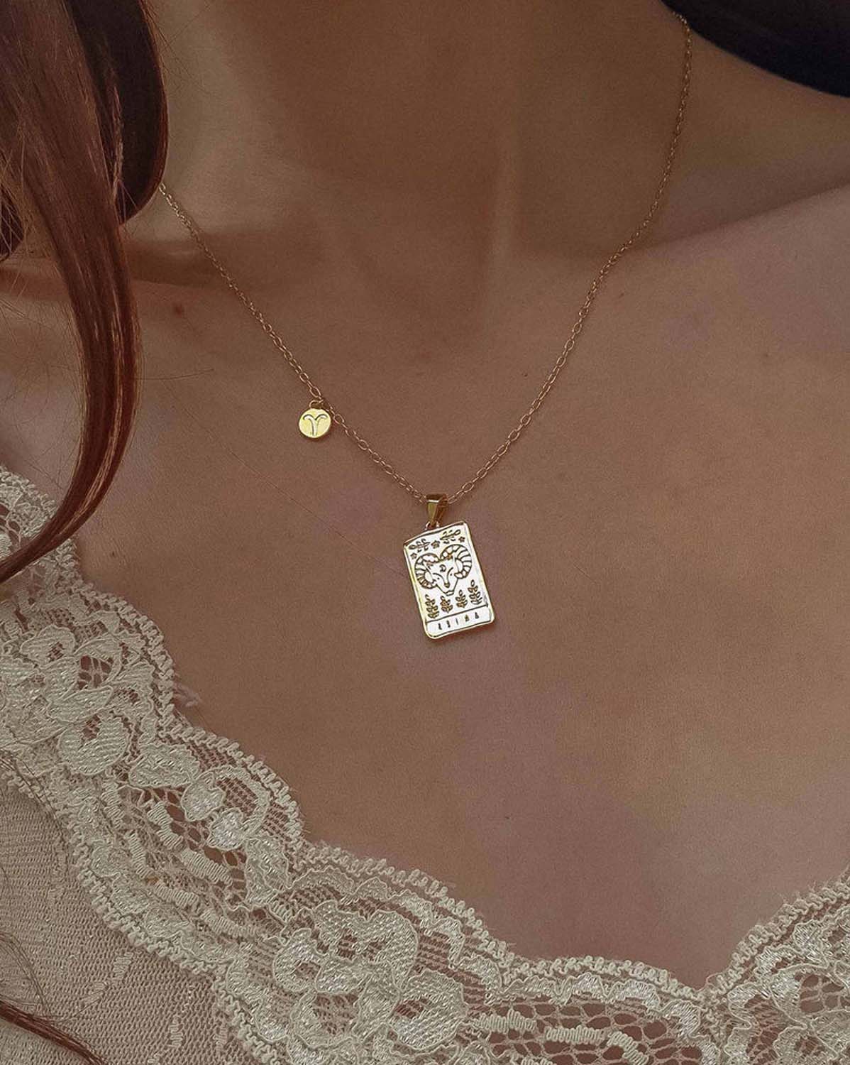 Aries Zodiac Necklace - Image 3