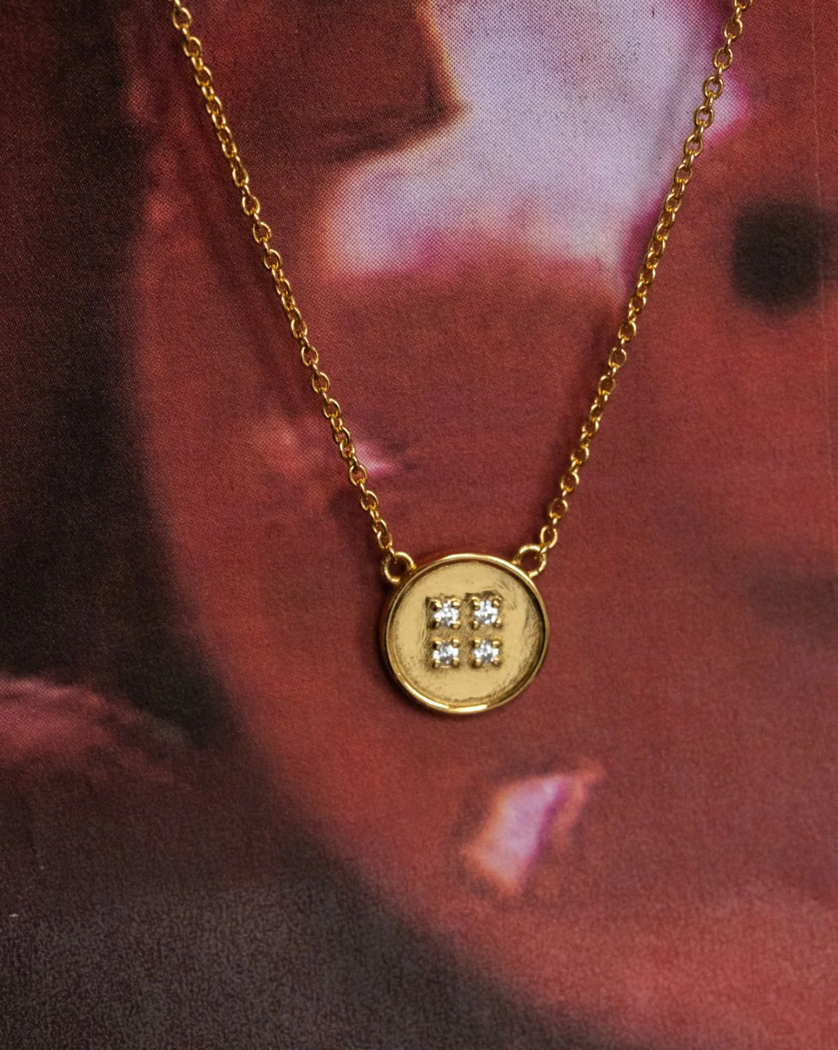 Arriety Button Necklace - Image 3