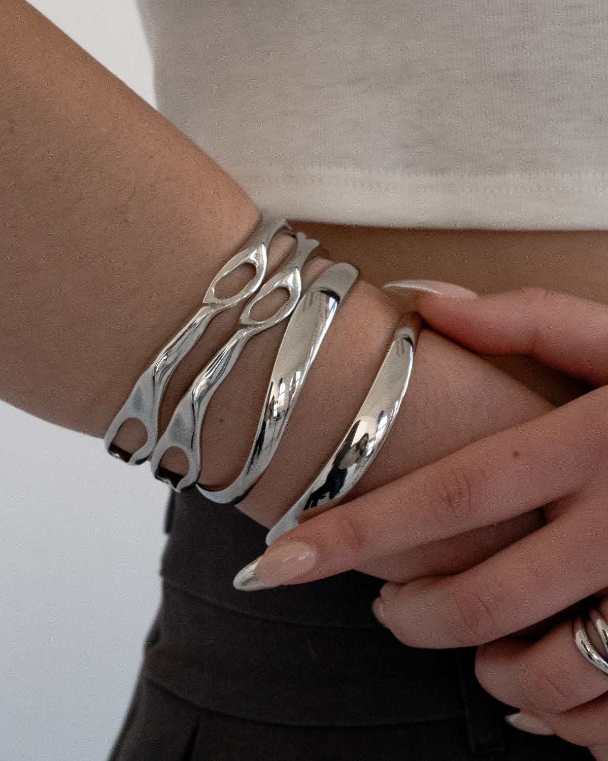 Asher Sculptural Cuff - Image 4
