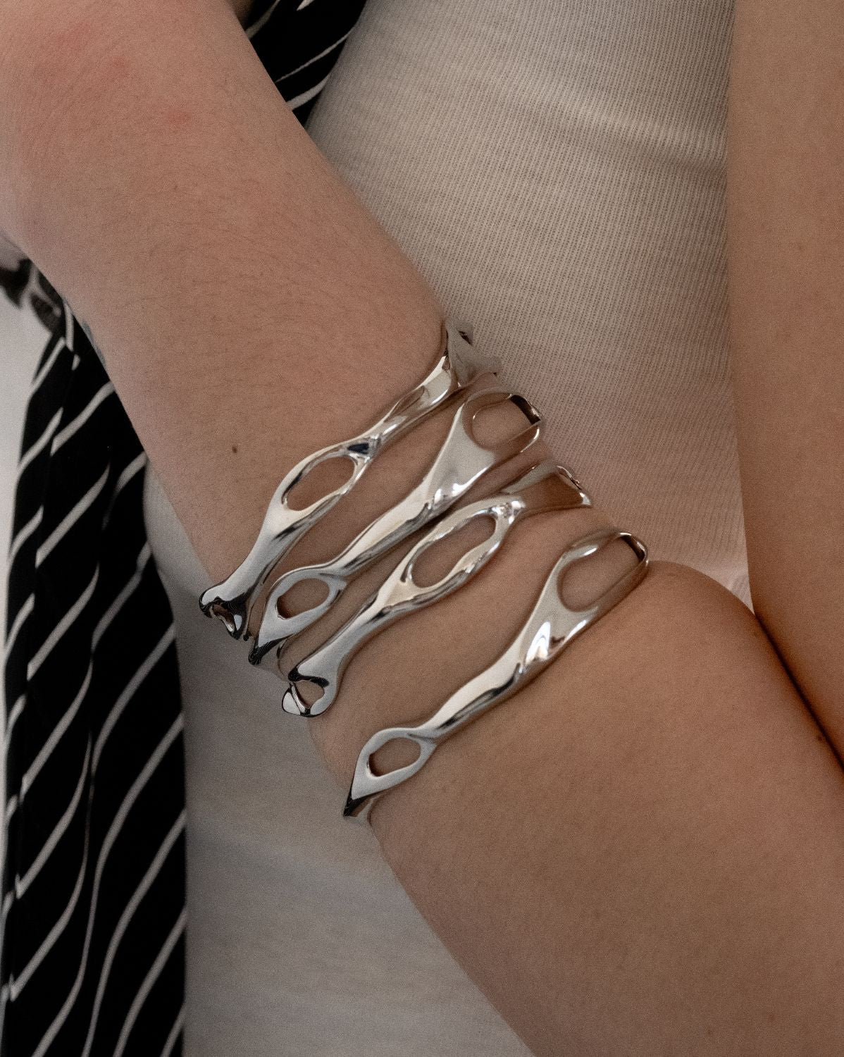 Asher Sculptural Cuff - Image 8
