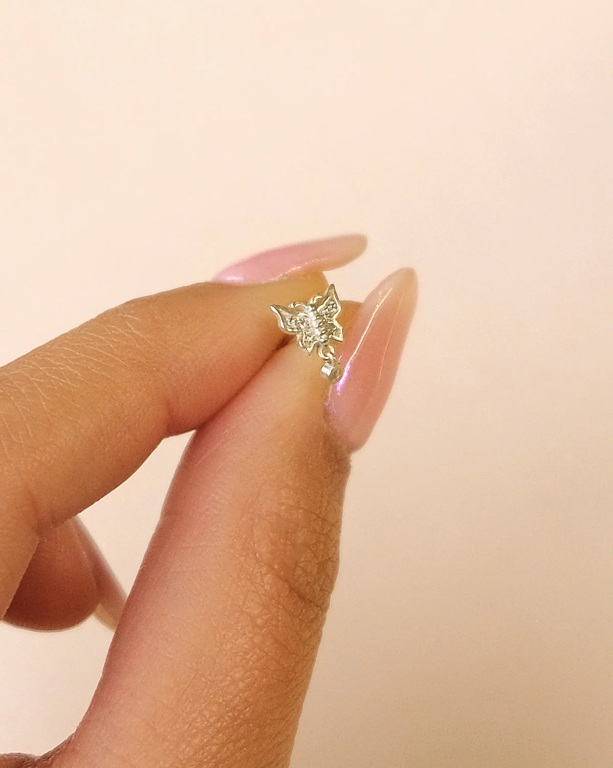 Athalia Butterfly Stud - Sterling Silver - Image 3
