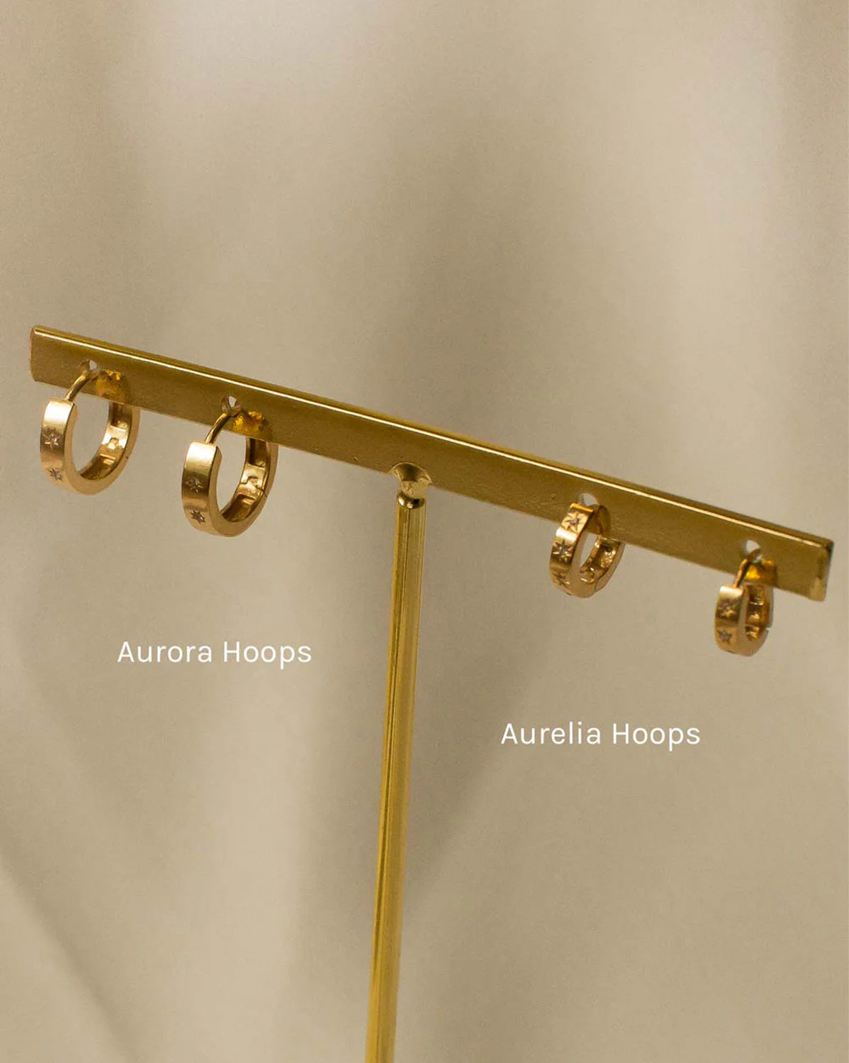 Aurora Bold Gemstone Hoops - Image 5