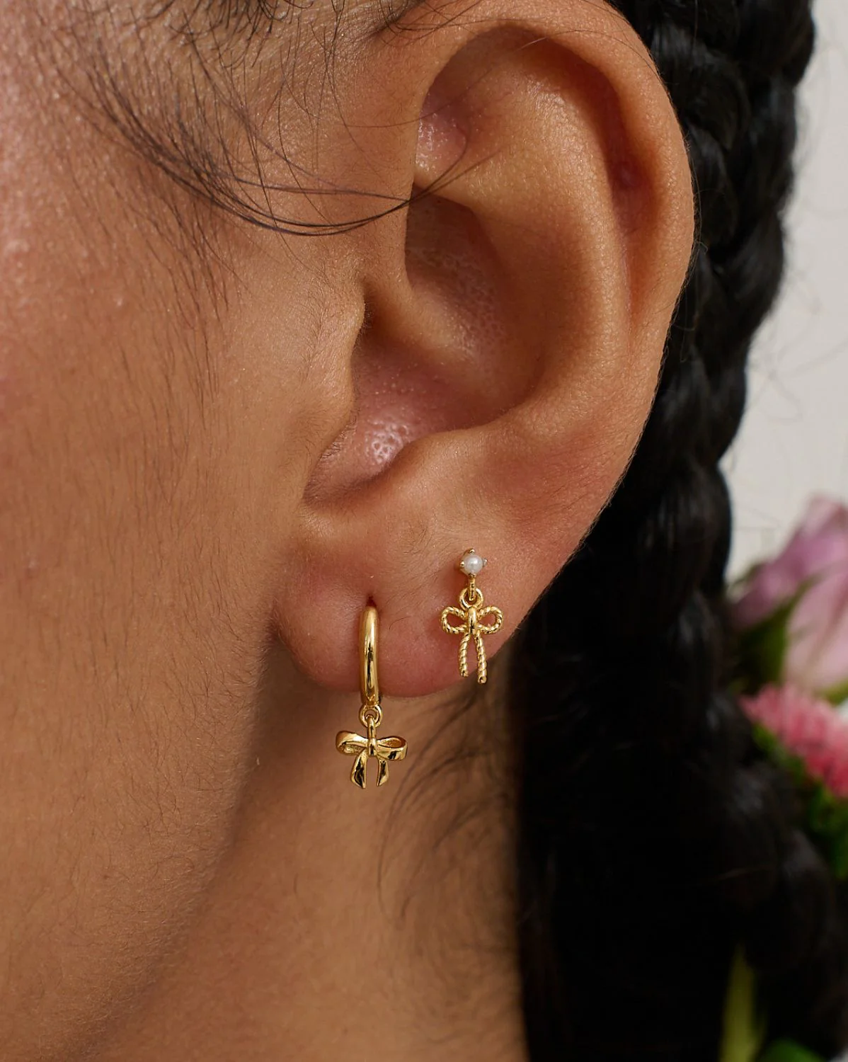Ava Bow Earrings Set - Image 2