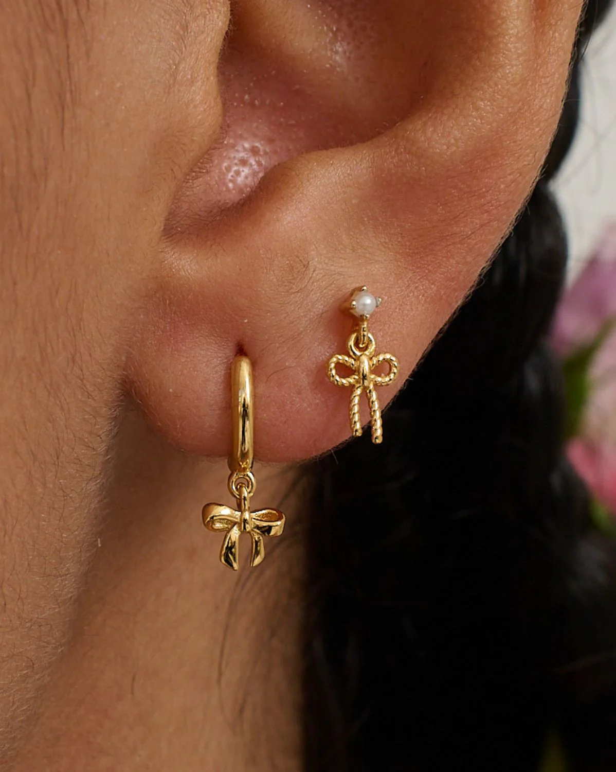 Ava Bow Earrings Set - Image 5