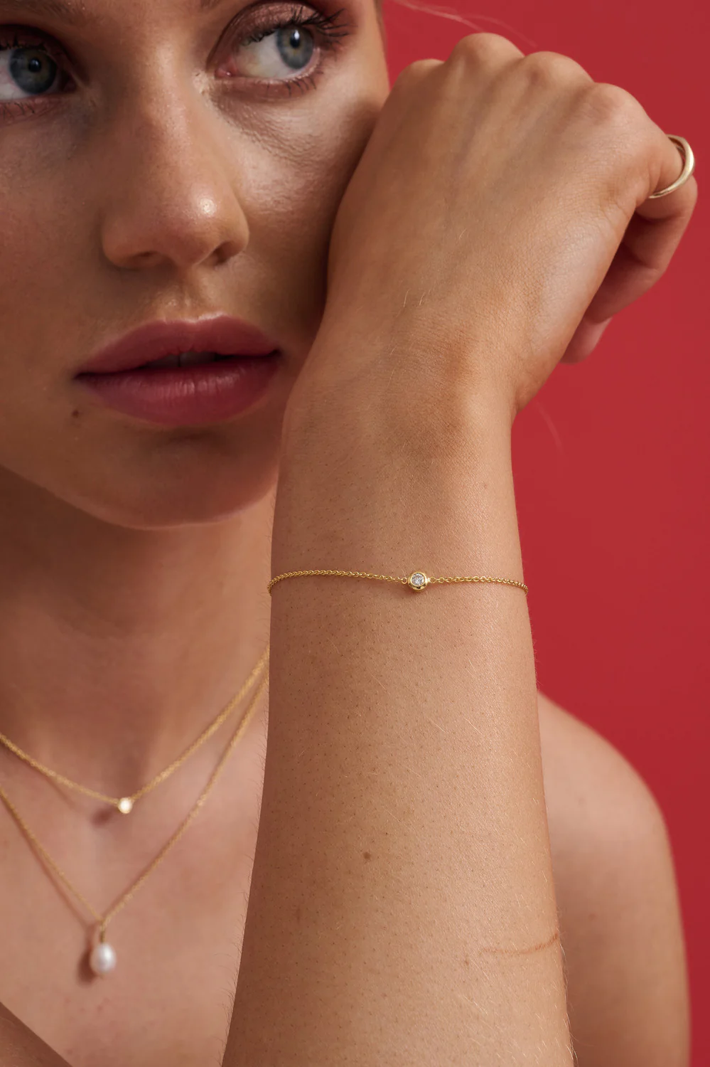 Baby Aiko Solid Gold Bracelet - Image 7