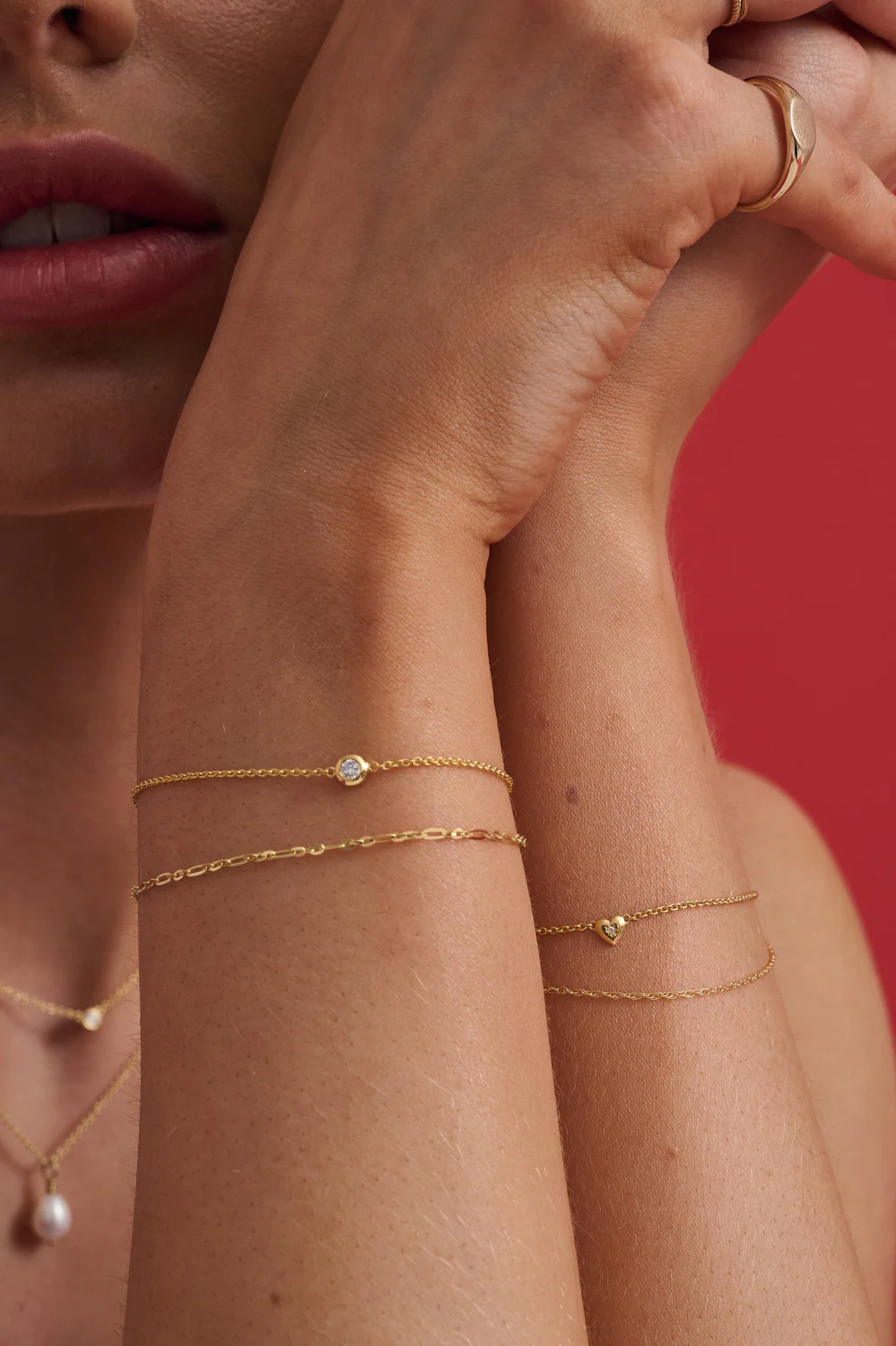 Baby Aiko Solid Gold Bracelet - Image 8