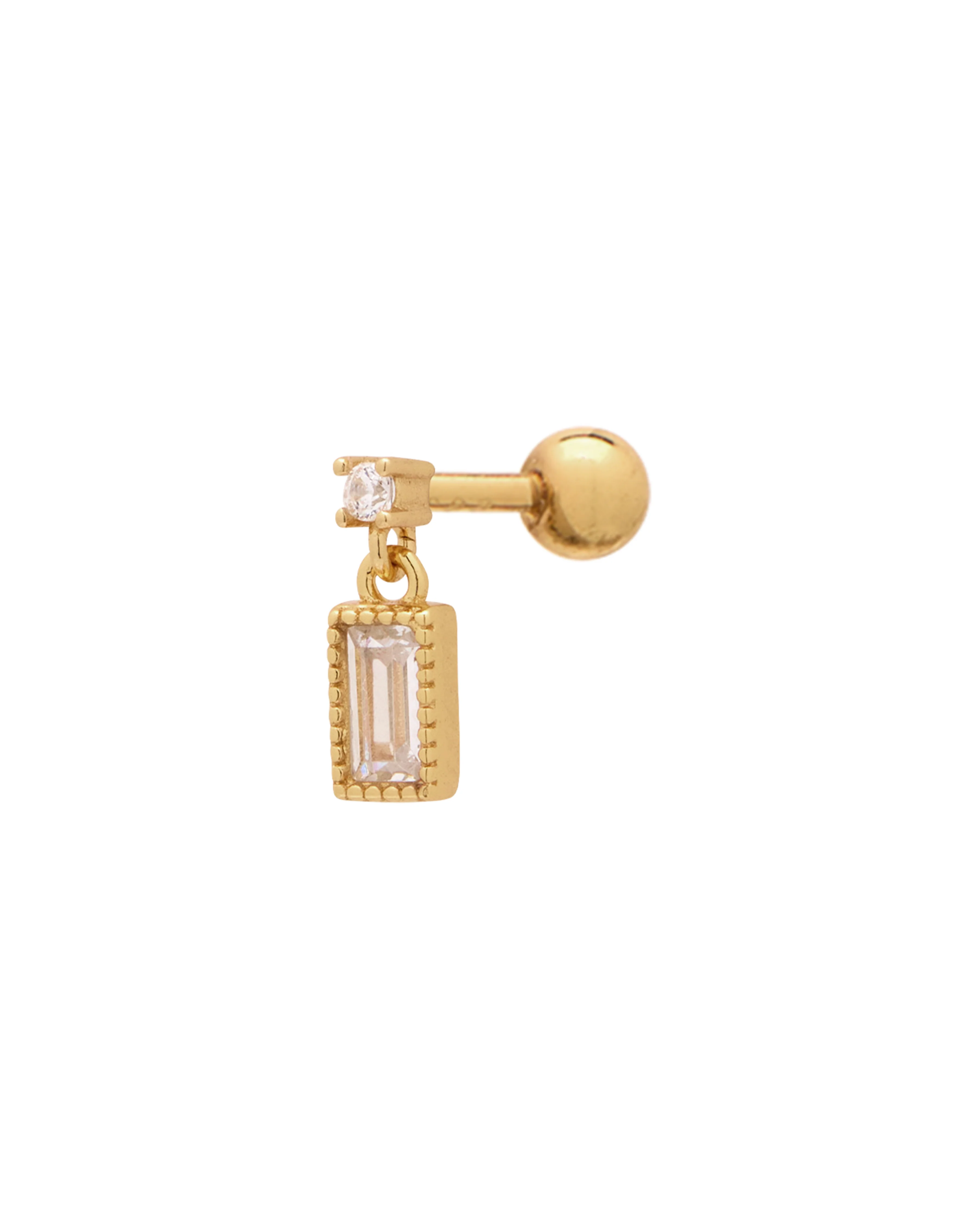 Bagete Dangle Piercing Stud - Image 8