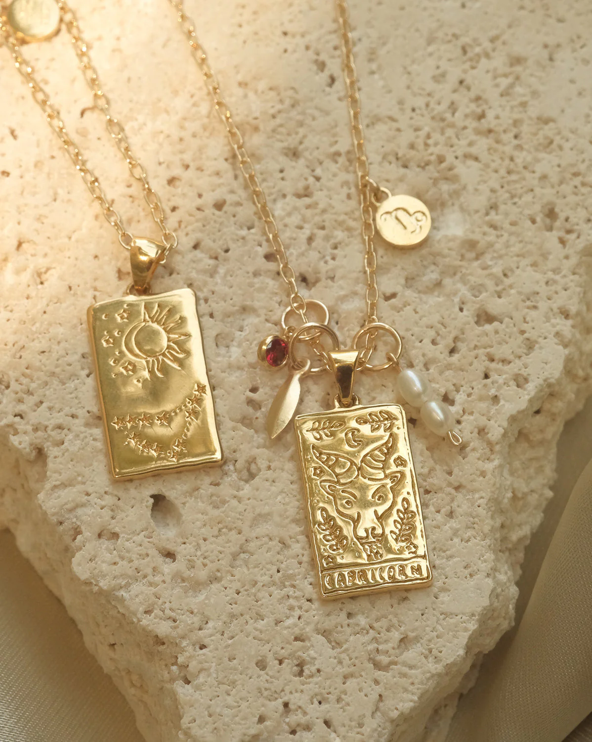 Capricorn Zodiac Necklace - Image 4