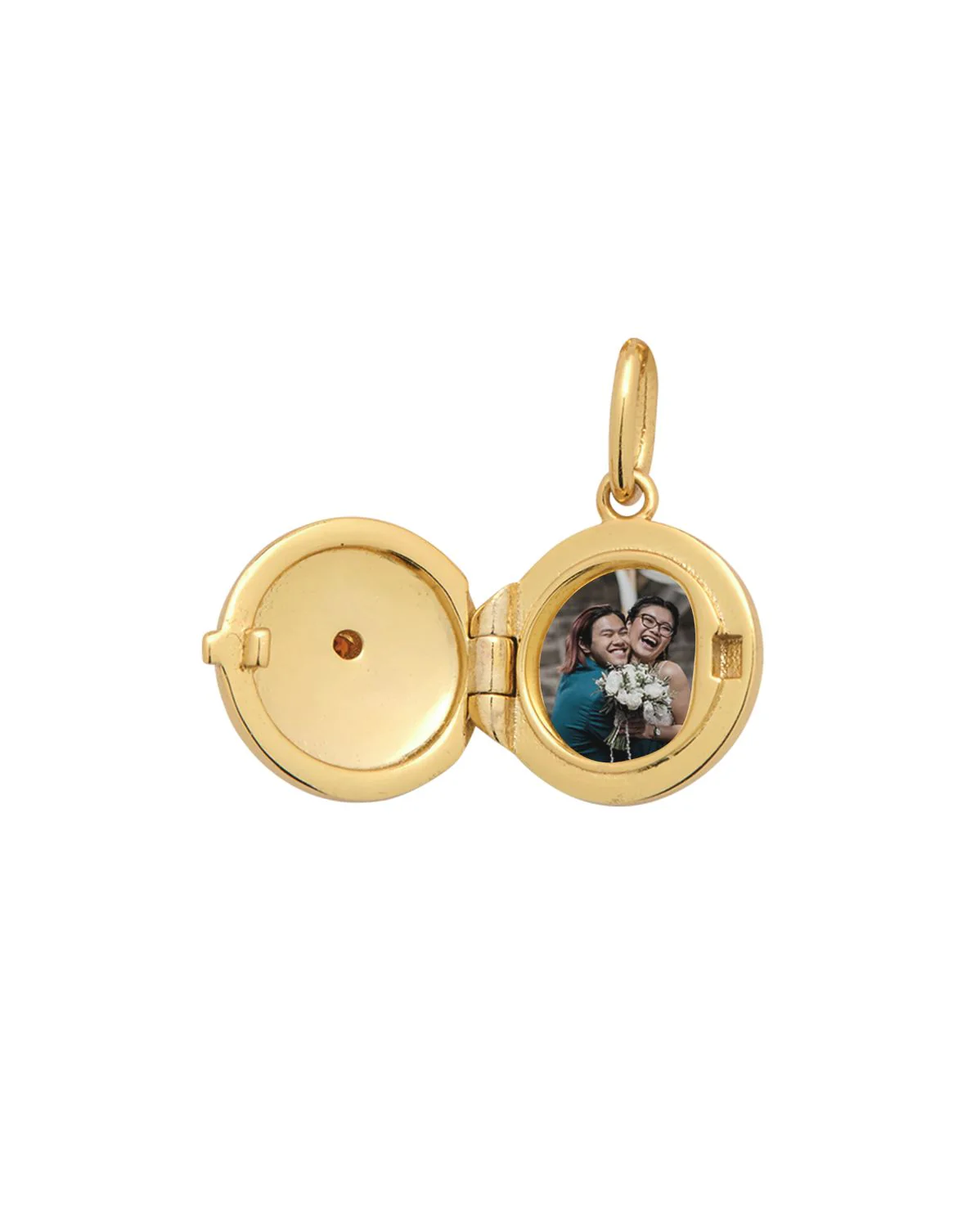 Carla Bow Engravable Locket Necklace - Image 6
