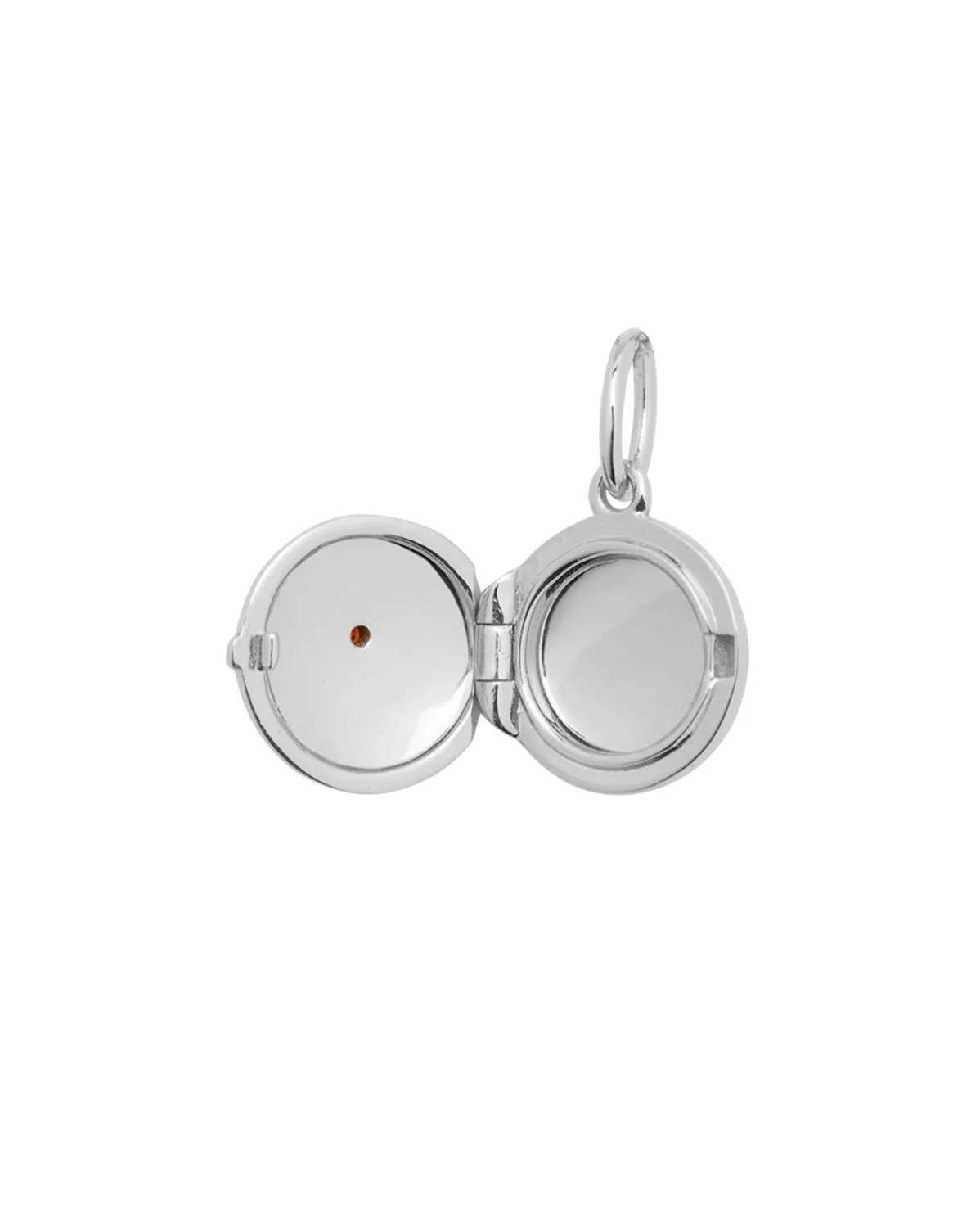 Carla Bow Engravable Locket Necklace - Sterling Silver - Image 10