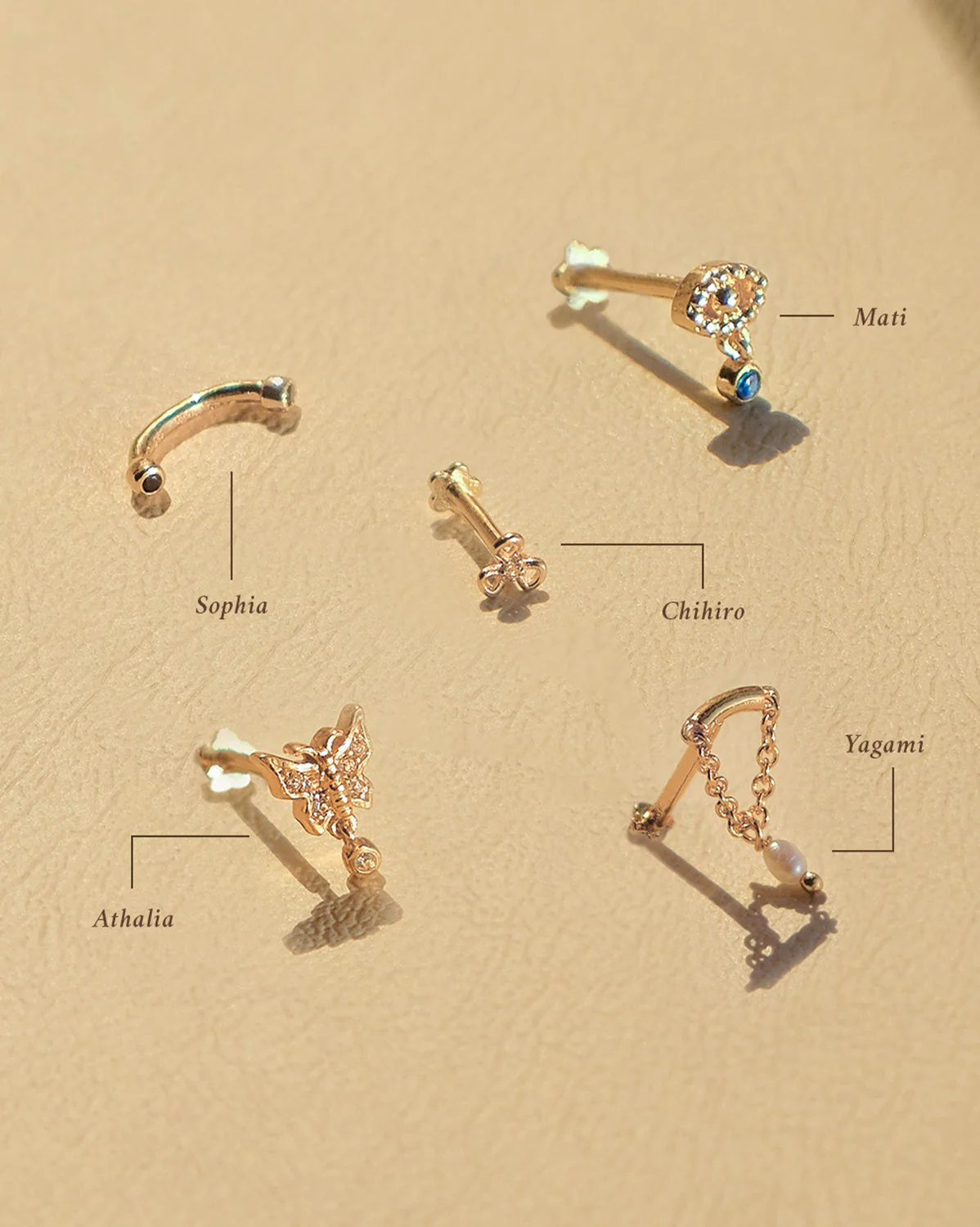 Chihiro Flower Stud - Image 3