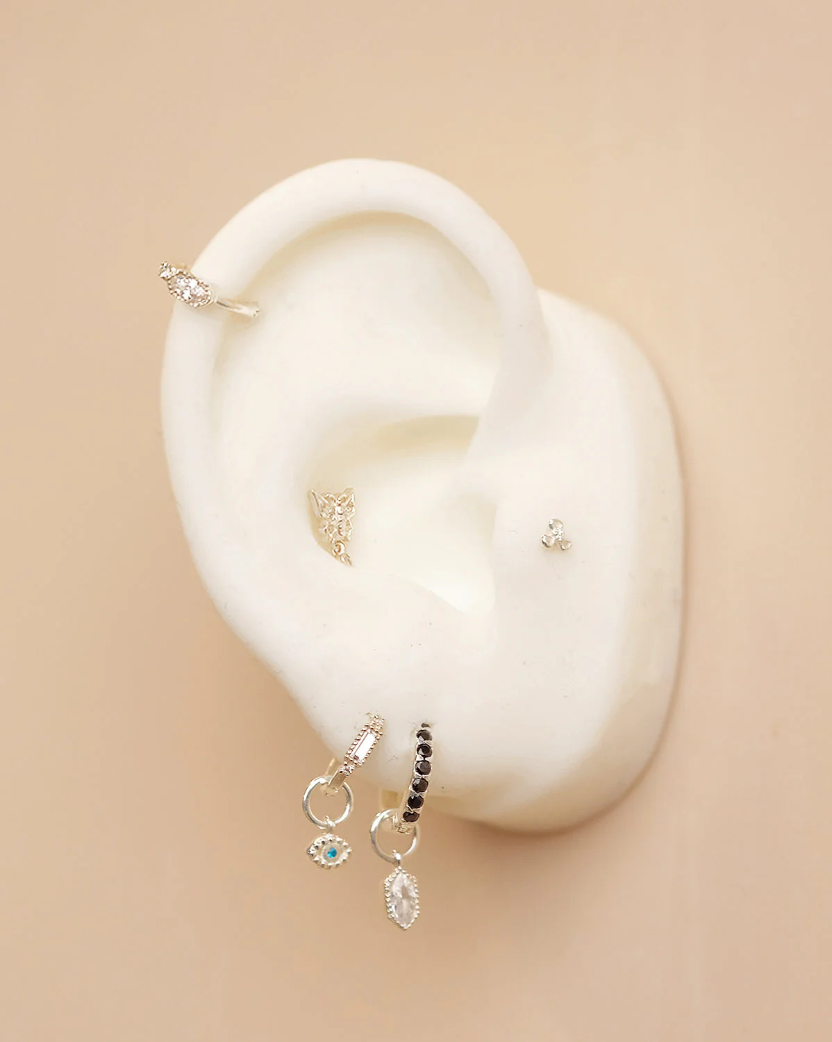 Chihiro Flower Stud - Sterling Silver - Image 4