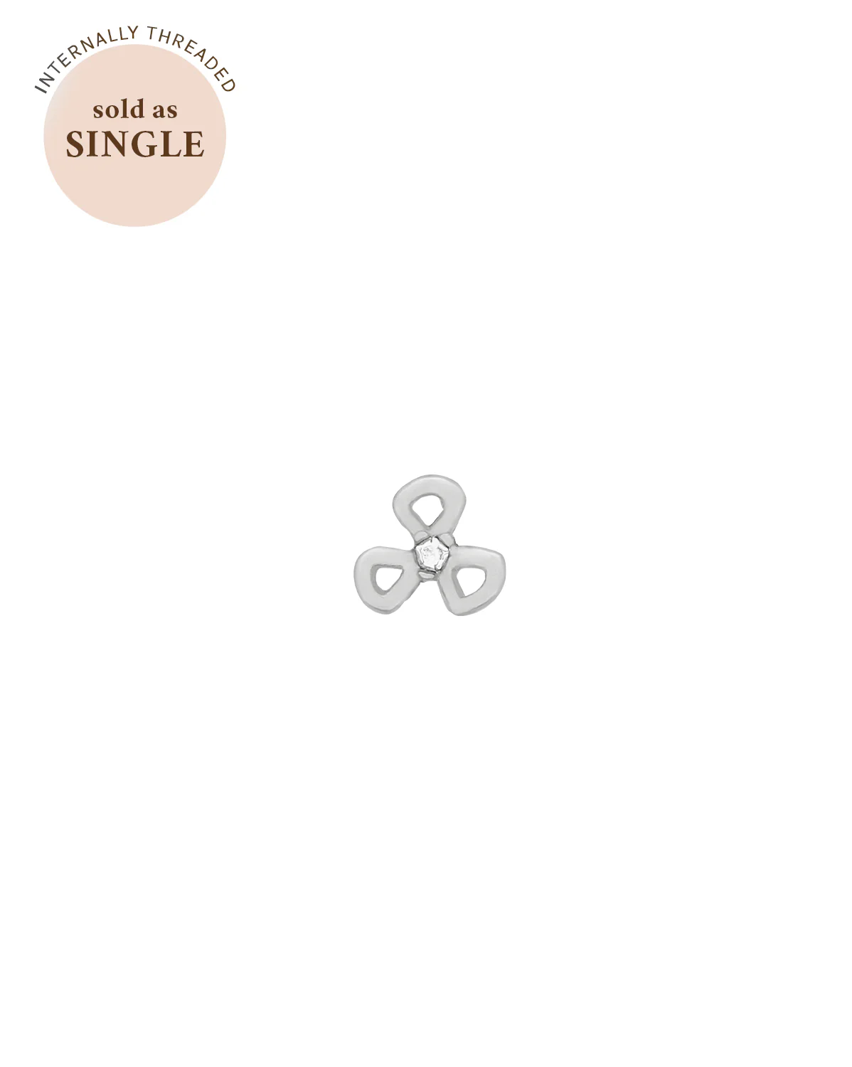 Chihiro Flower Stud - Sterling Silver - Image 7
