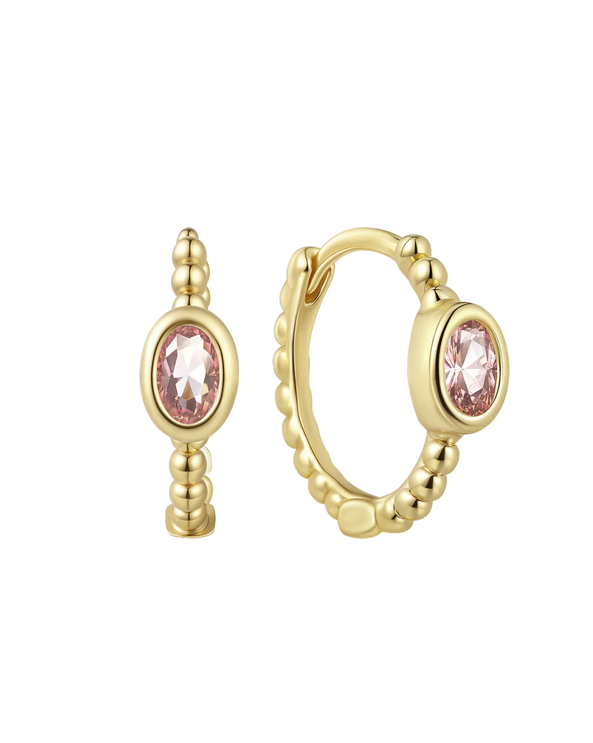 Clio Hoops - Alexandrite CZ (June)