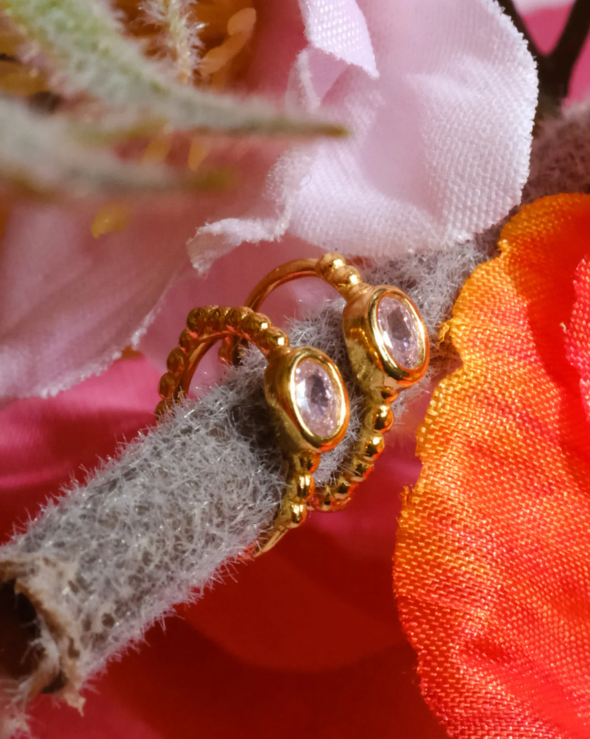 Clio Hoops - Alexandrite CZ (June) - Image 4