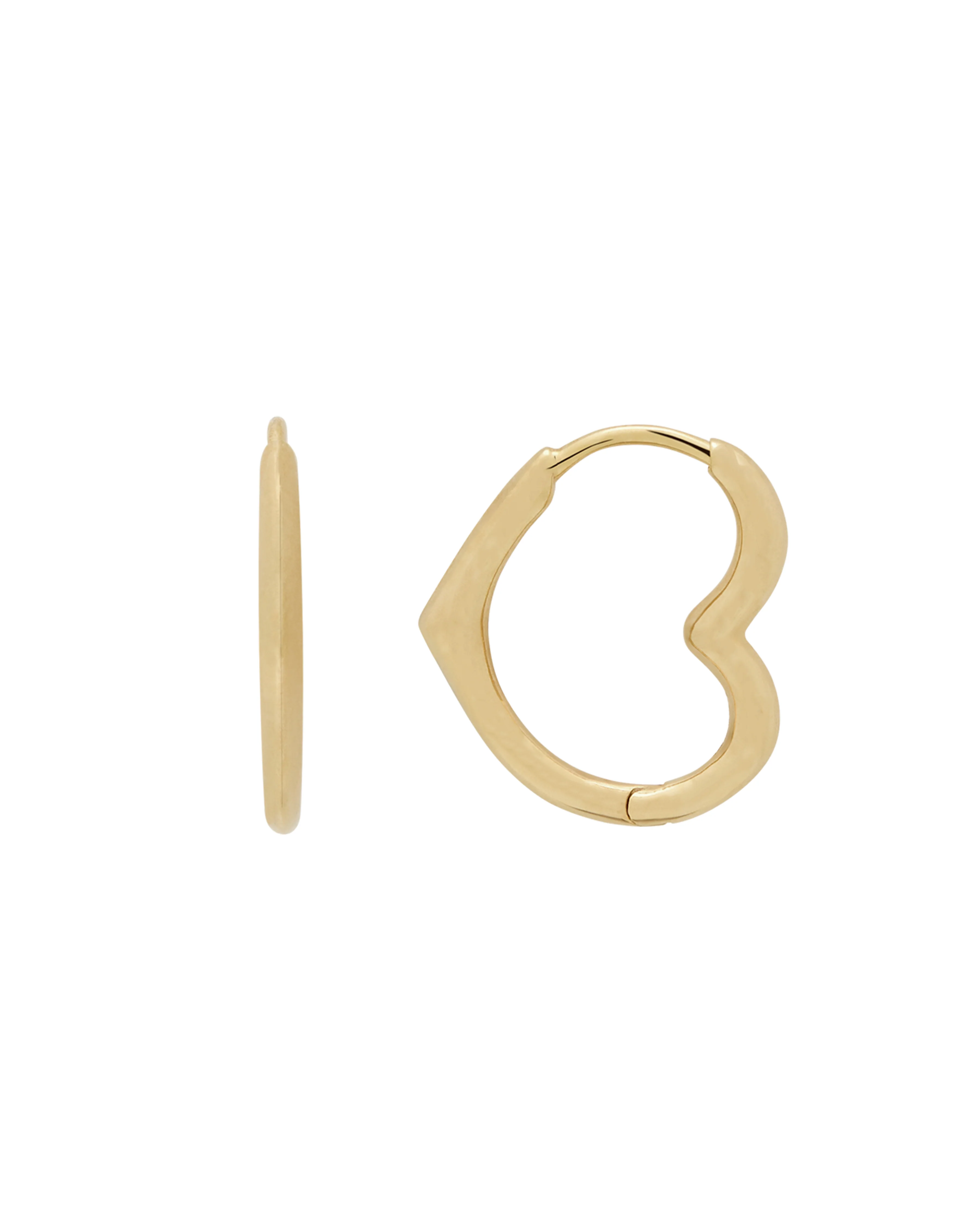 Croia Heart Huggie Hoops - Image 11