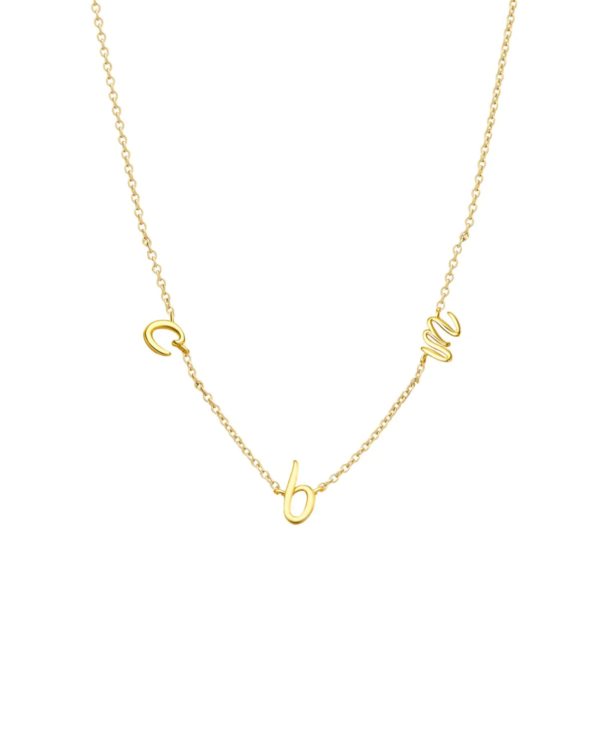 Custom Cursive Initial Necklace (up to 7 letters) - Image 10