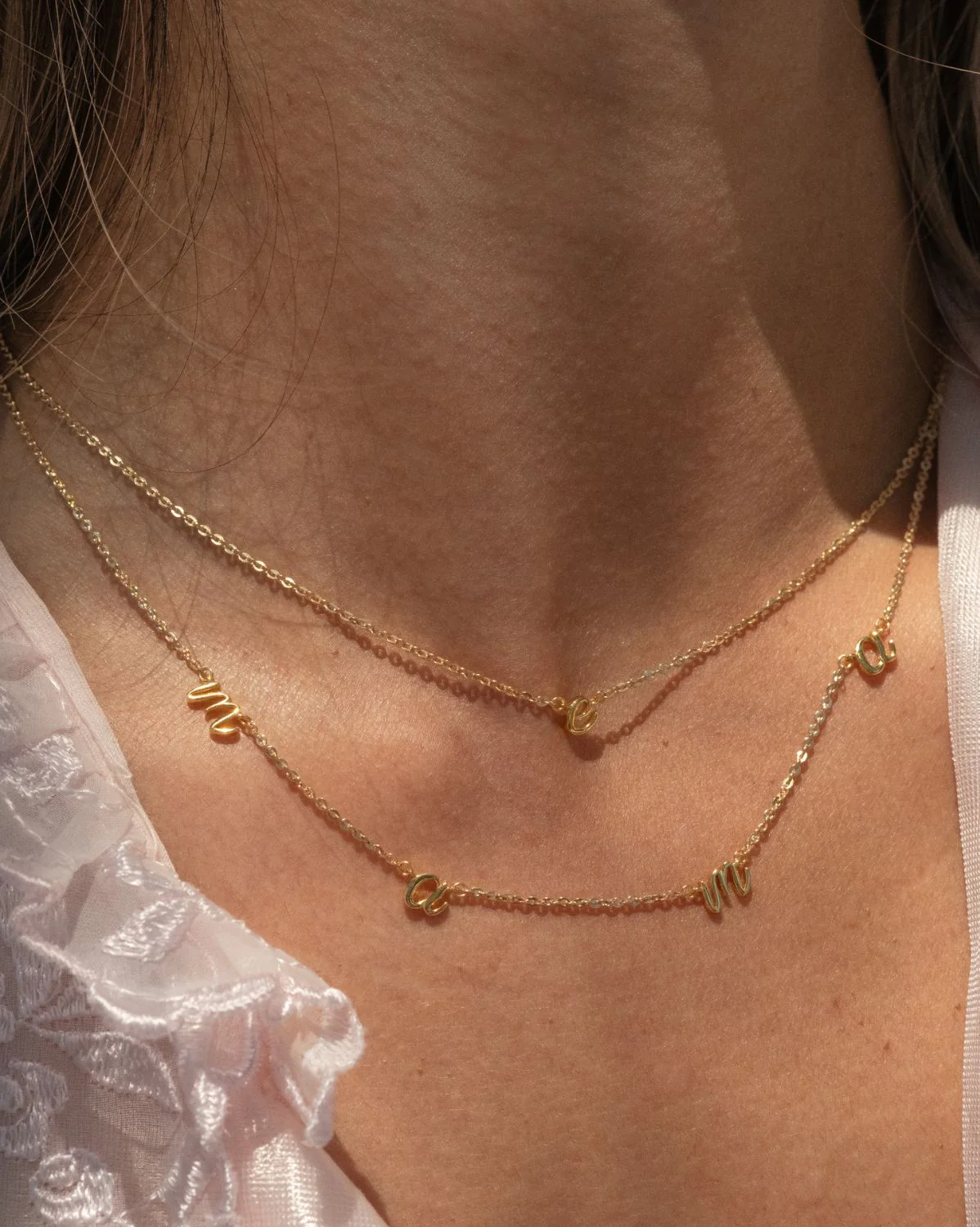 Custom Cursive Initial Necklace (up to 7 letters) - Image 9