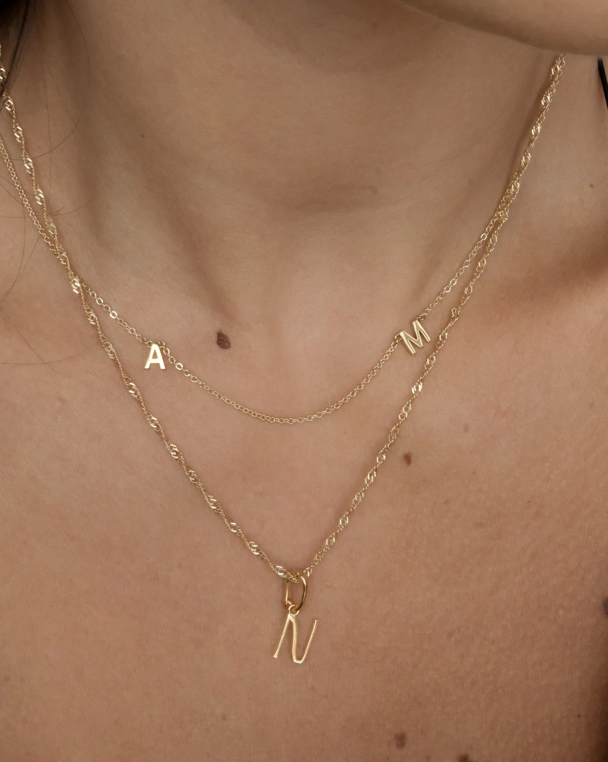 Custom Duo Initials Necklace - Image 7