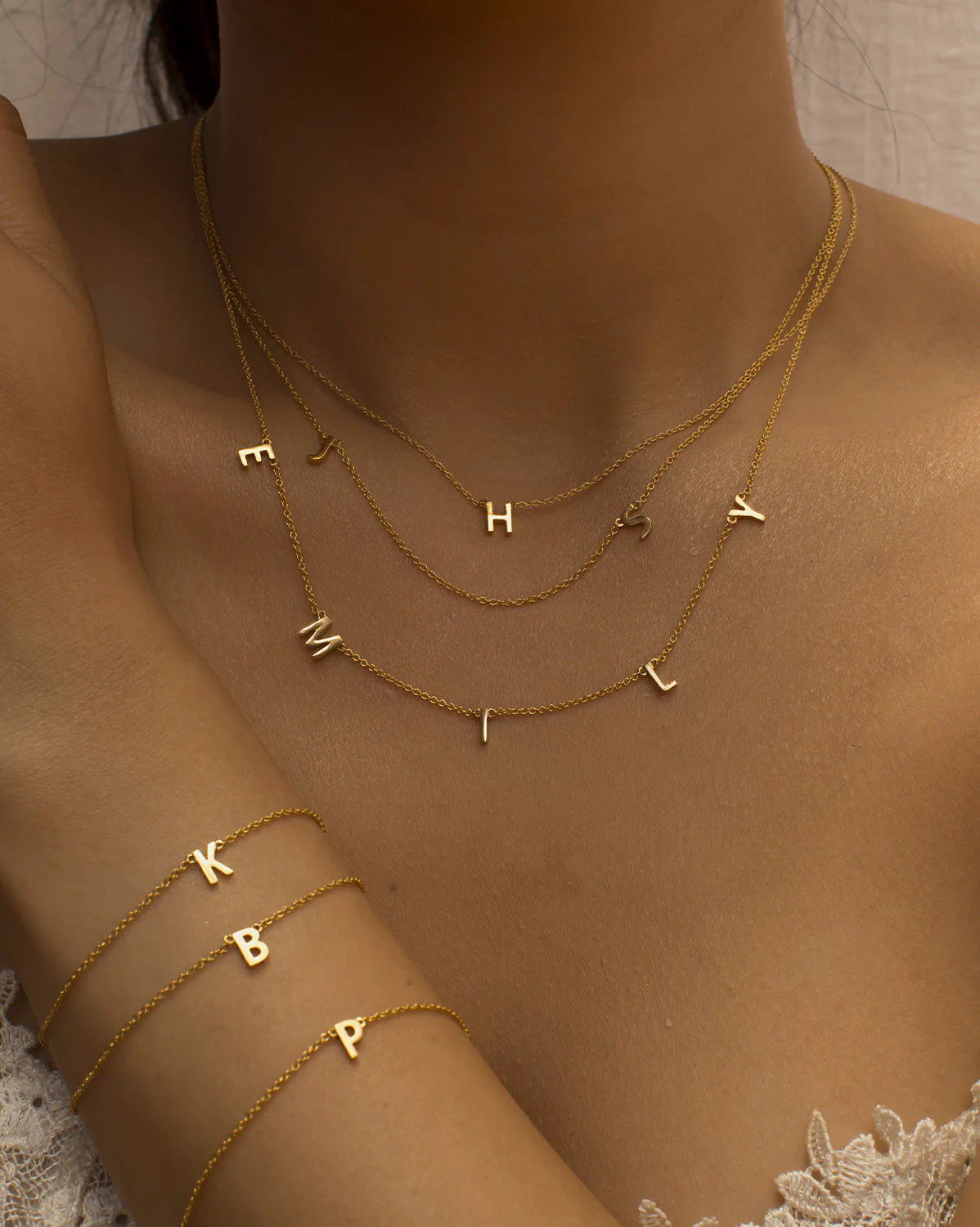 Custom Duo Initials Necklace - Image 8
