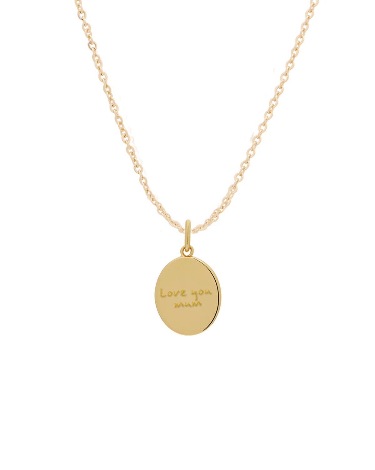 Custom Engraved Oval Necklace - Image 9